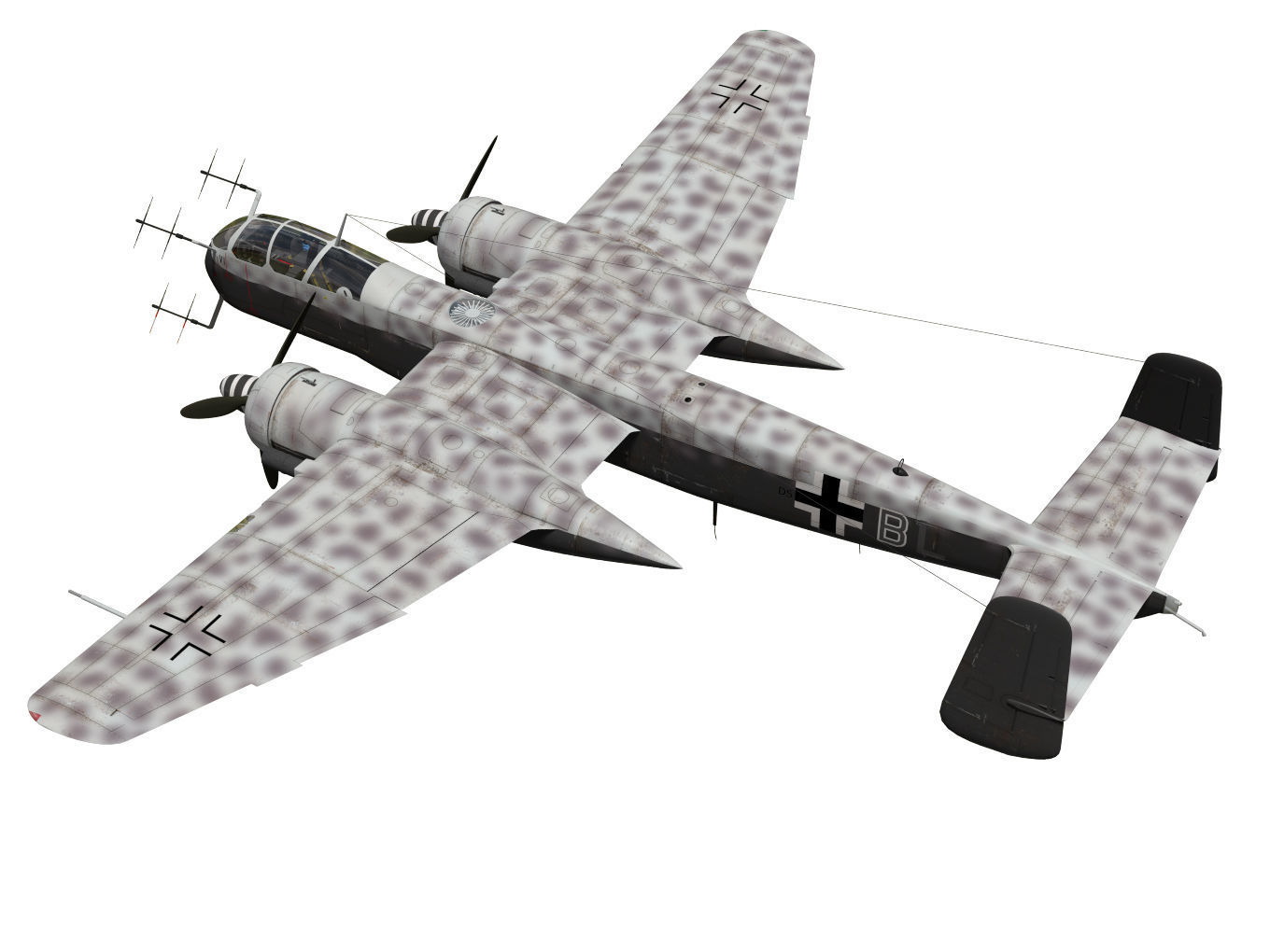 Heinkel He 219 Uhu 3D model_1