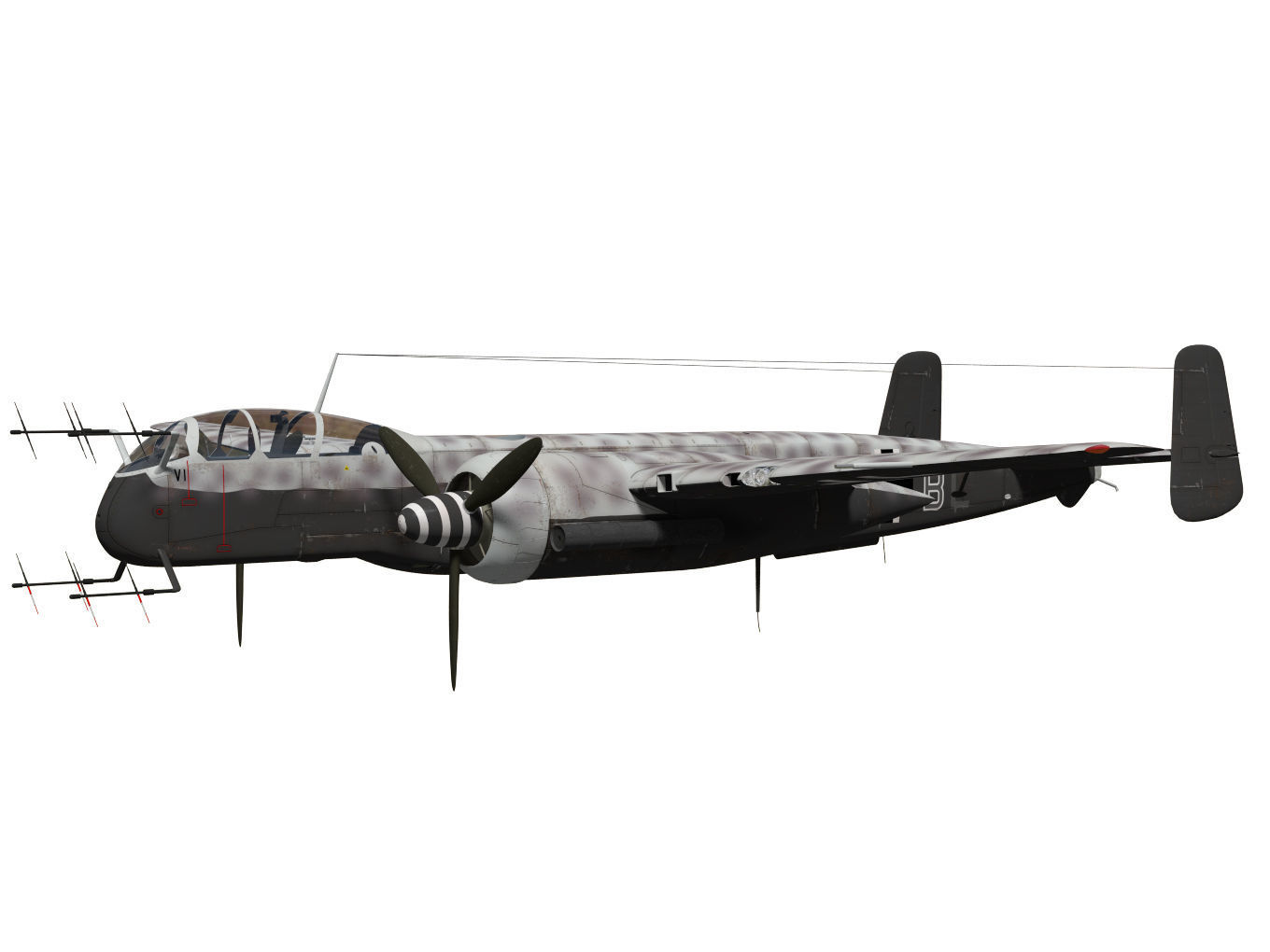 Heinkel He 219 Uhu 3D model_2