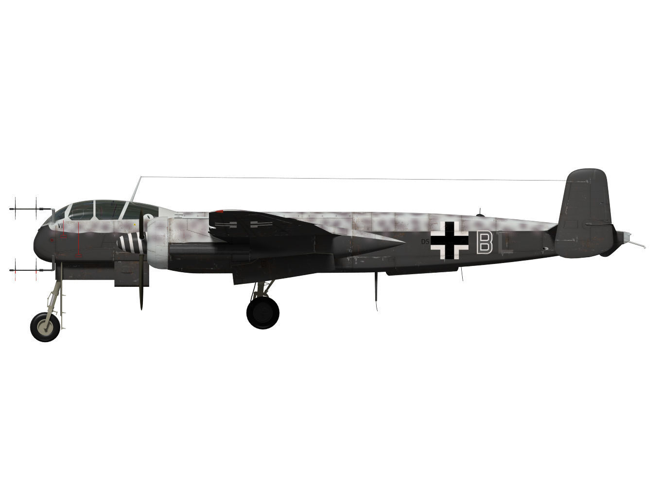Heinkel He 219 Uhu 3D model_11