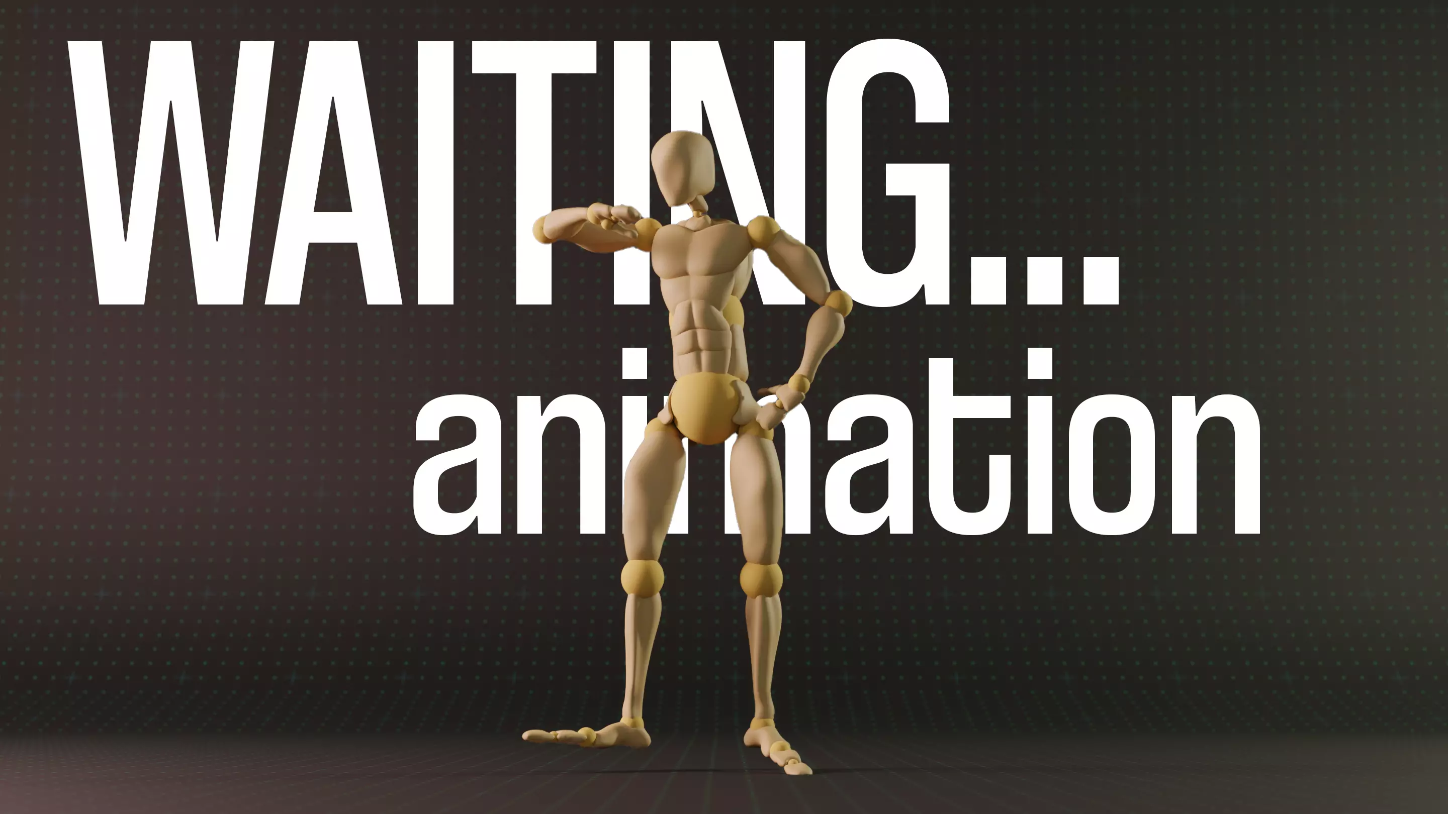 Waiting Emote Mocap Motion Capture Animation Low-poly 3D model