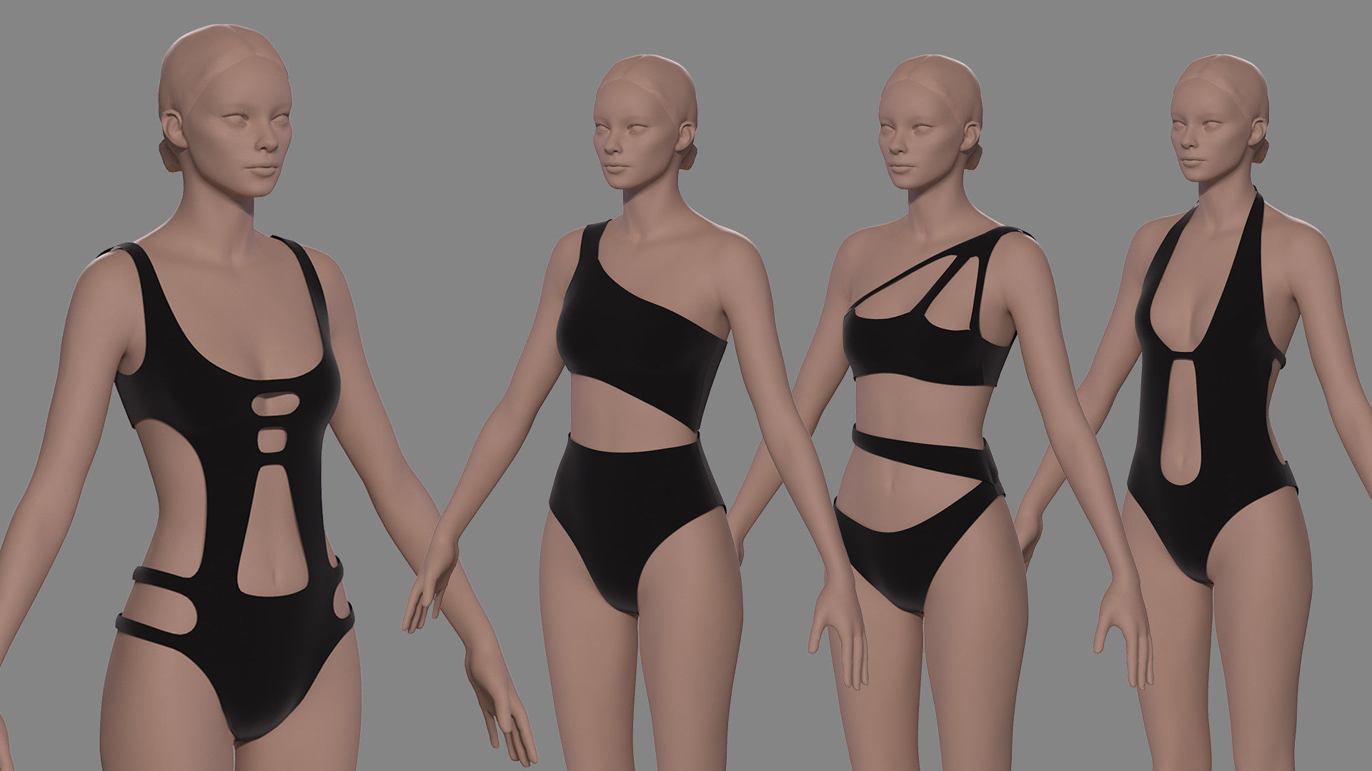 15 Bikini Set 3D model_3