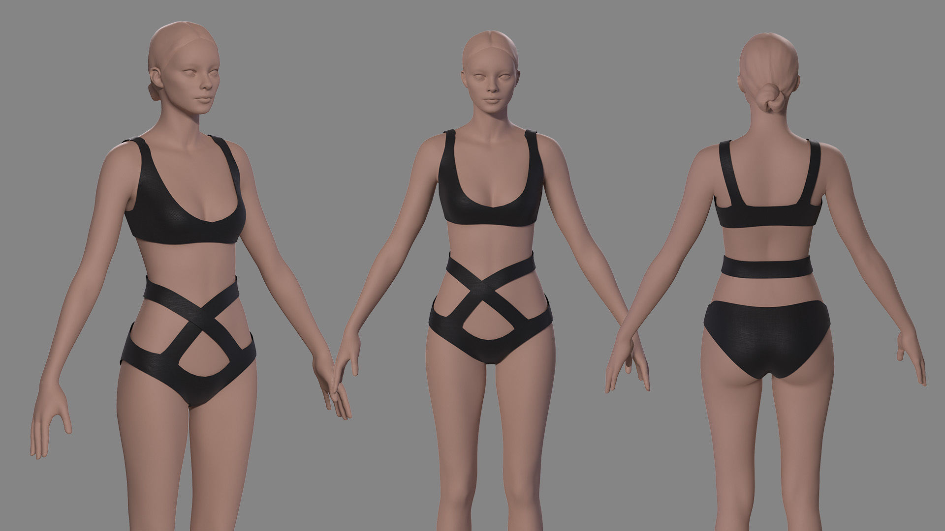 15 Bikini Set 3D model_14