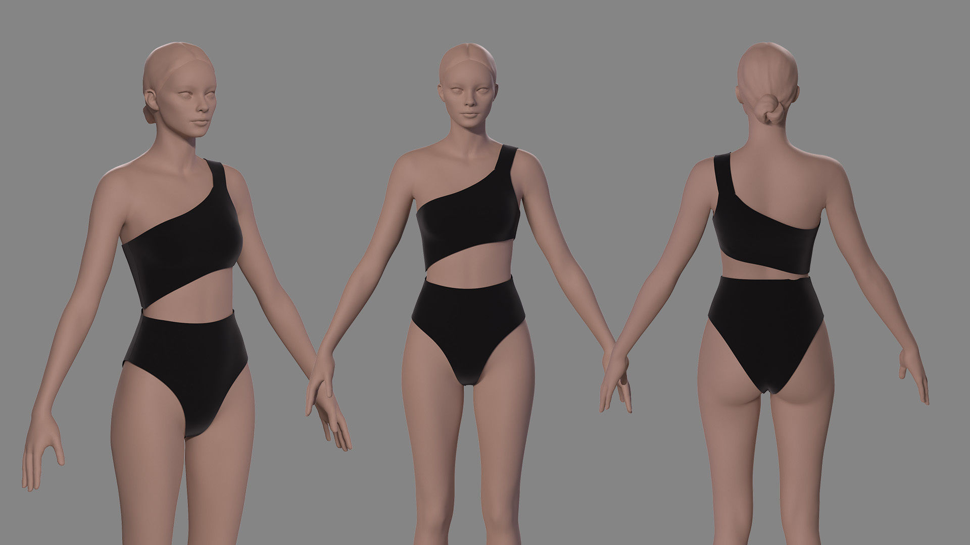 15 Bikini Set 3D model_12