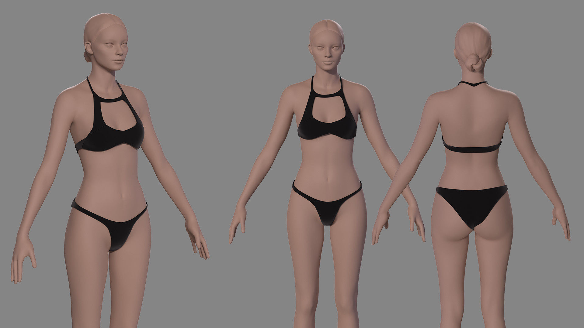 15 Bikini Set 3D model_16