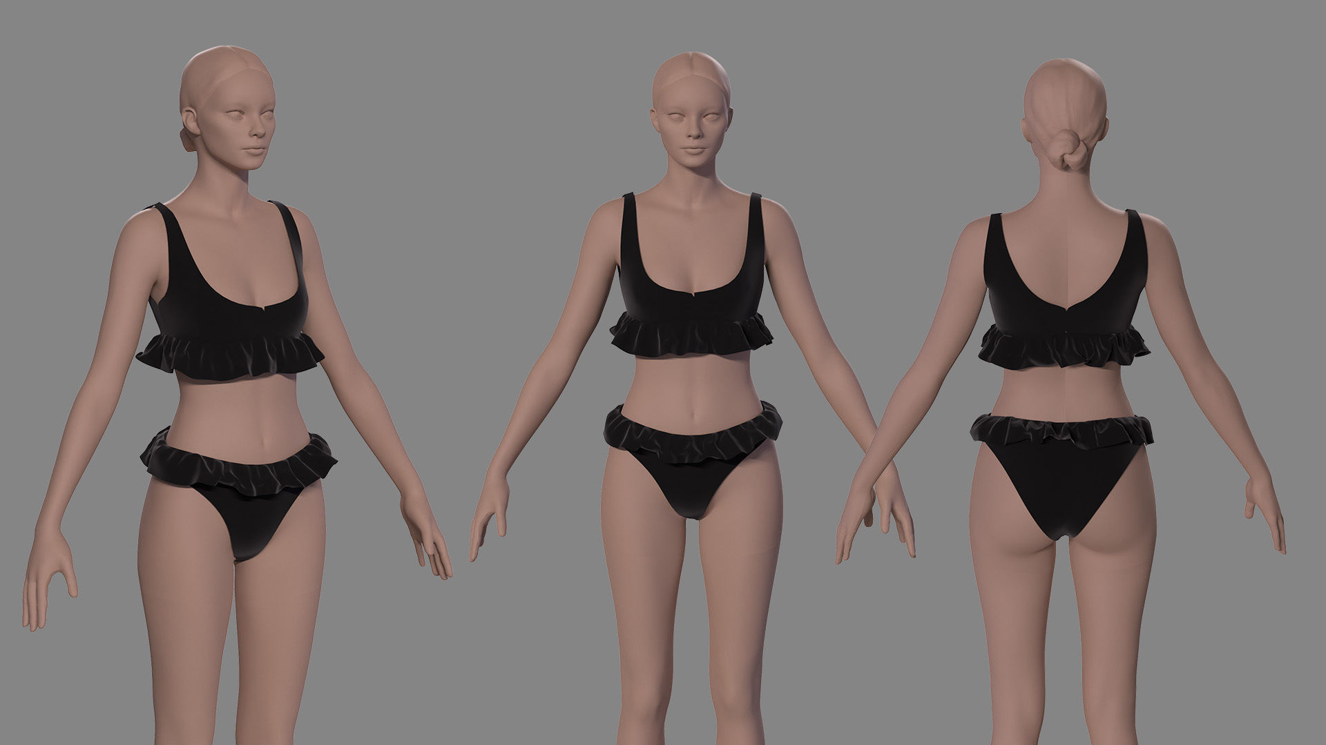 15 Bikini Set 3D model_17
