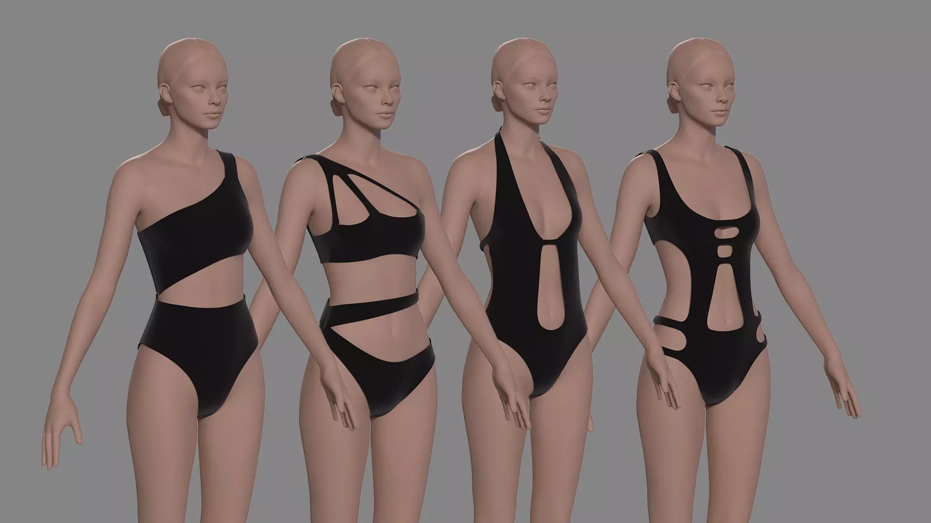 15 Bikini Set 3D model_0
