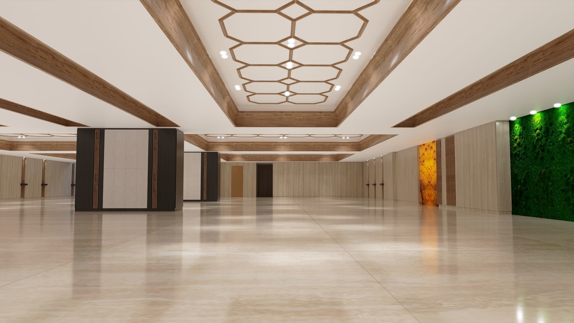 Entrance hall of building 3D model_7