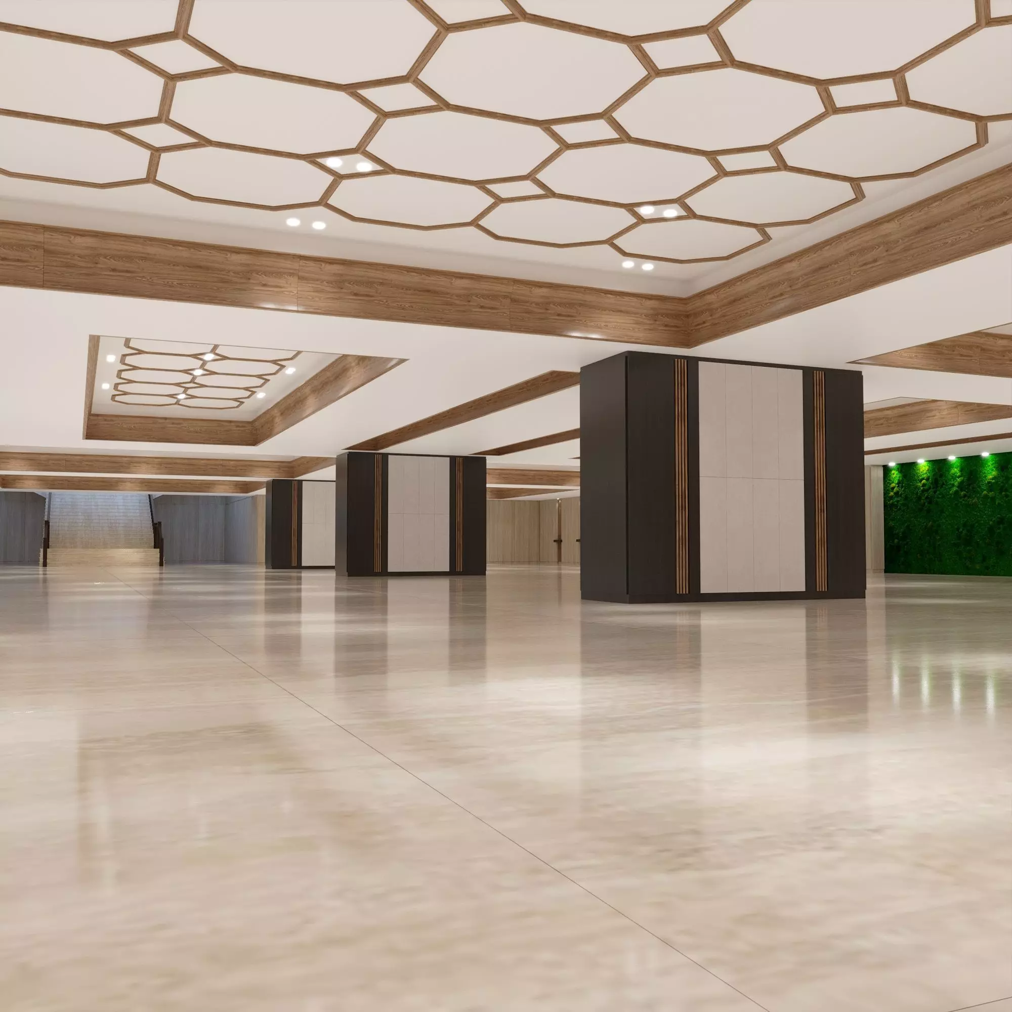 Entrance hall of building 3D model_0