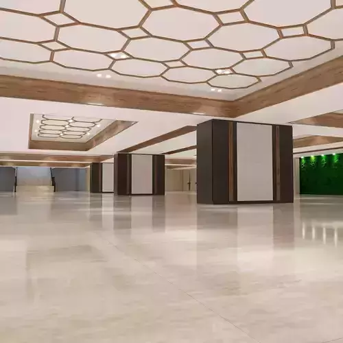 Entrance hall of building