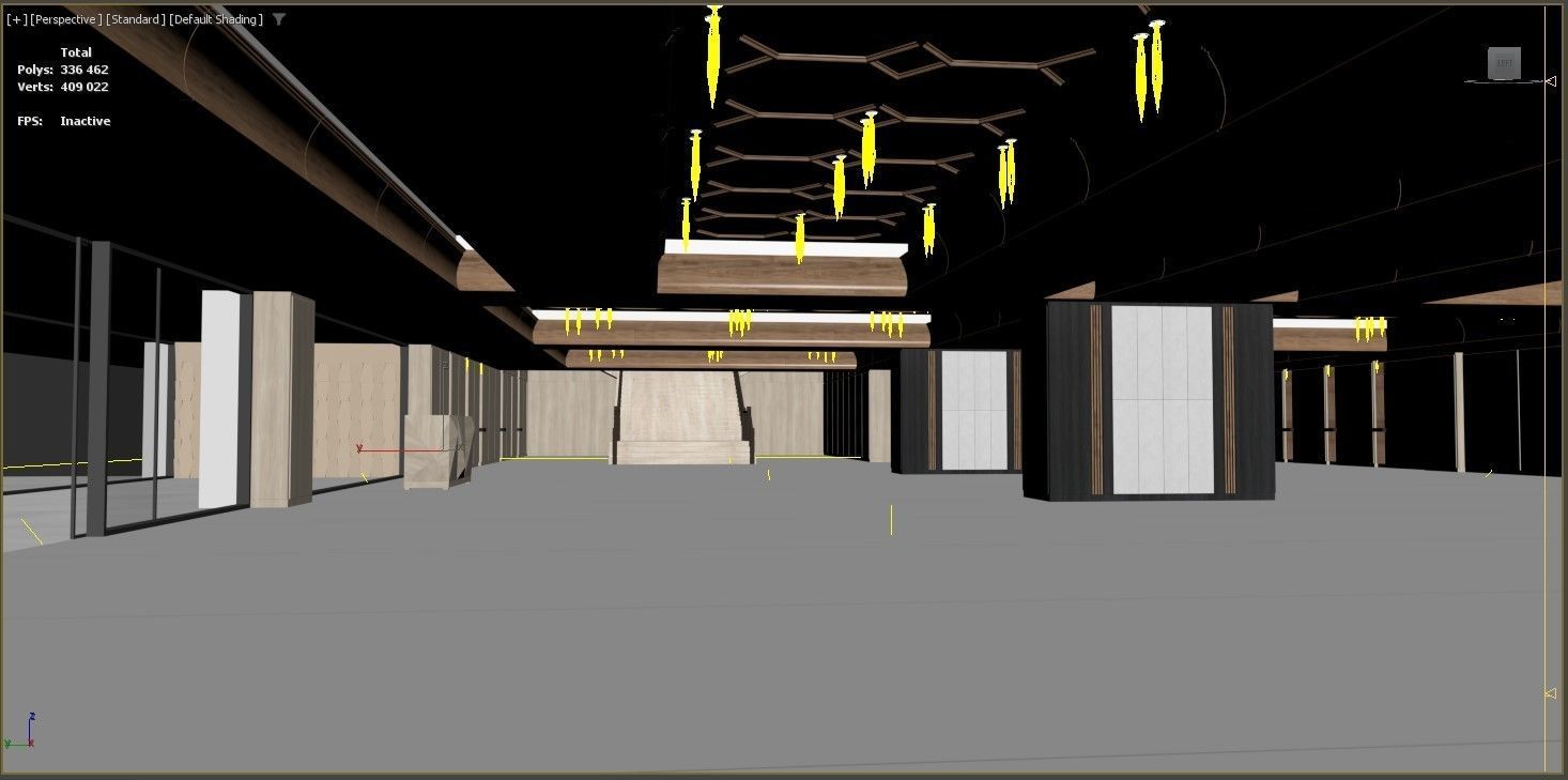 Entrance hall of building 3D model_20