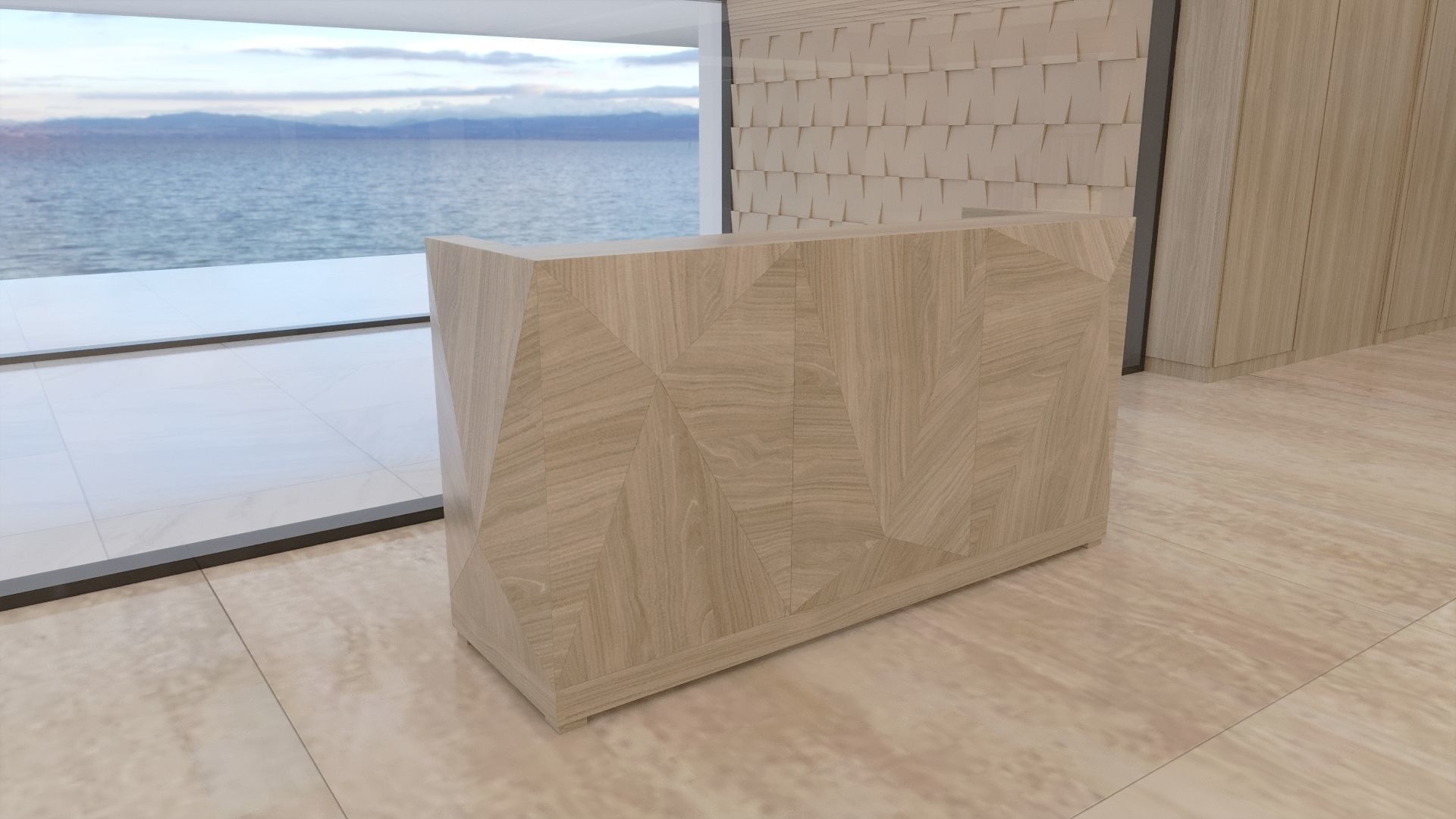 Entrance hall of building 3D model_14