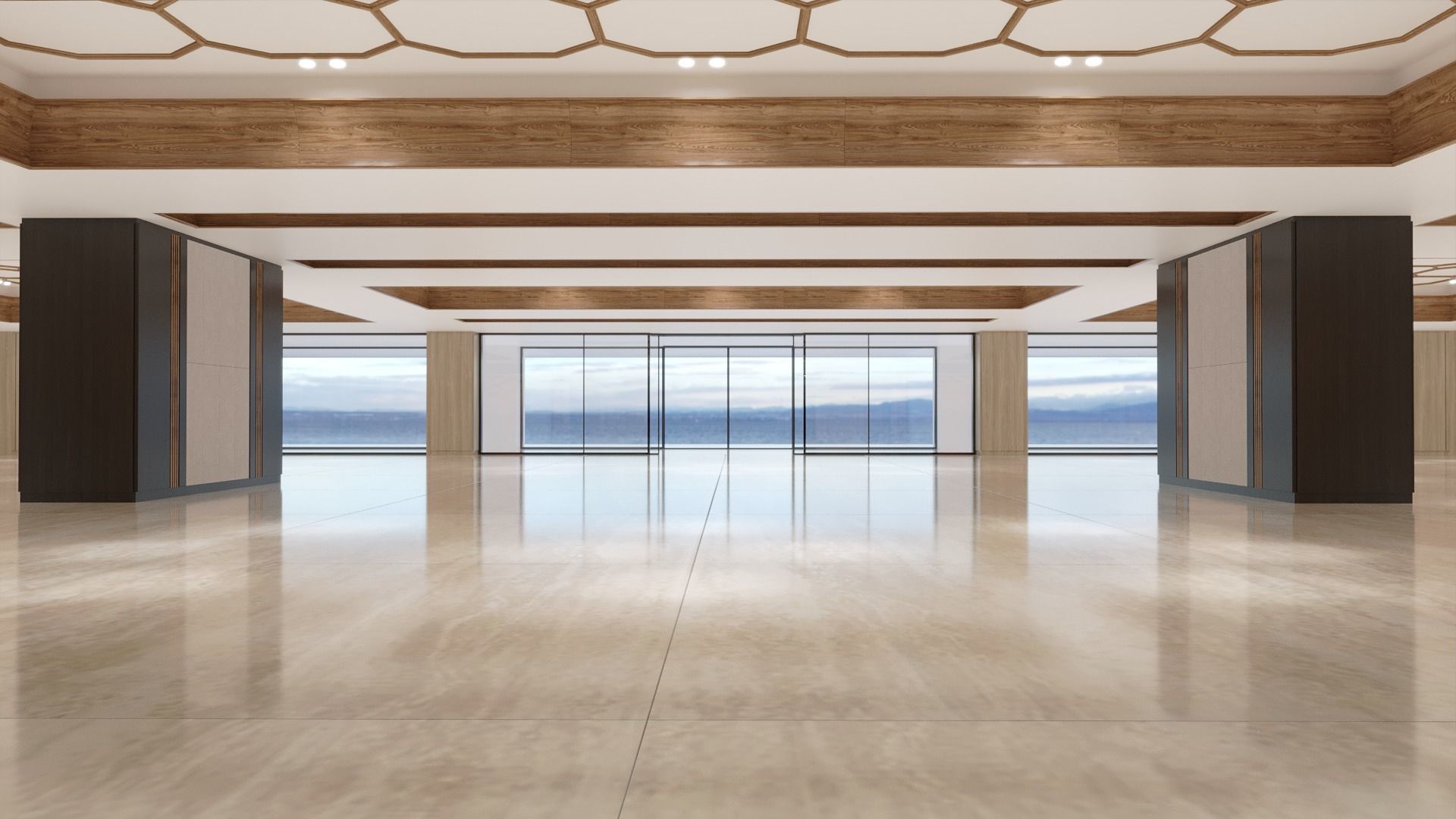 Entrance hall of building 3D model_9