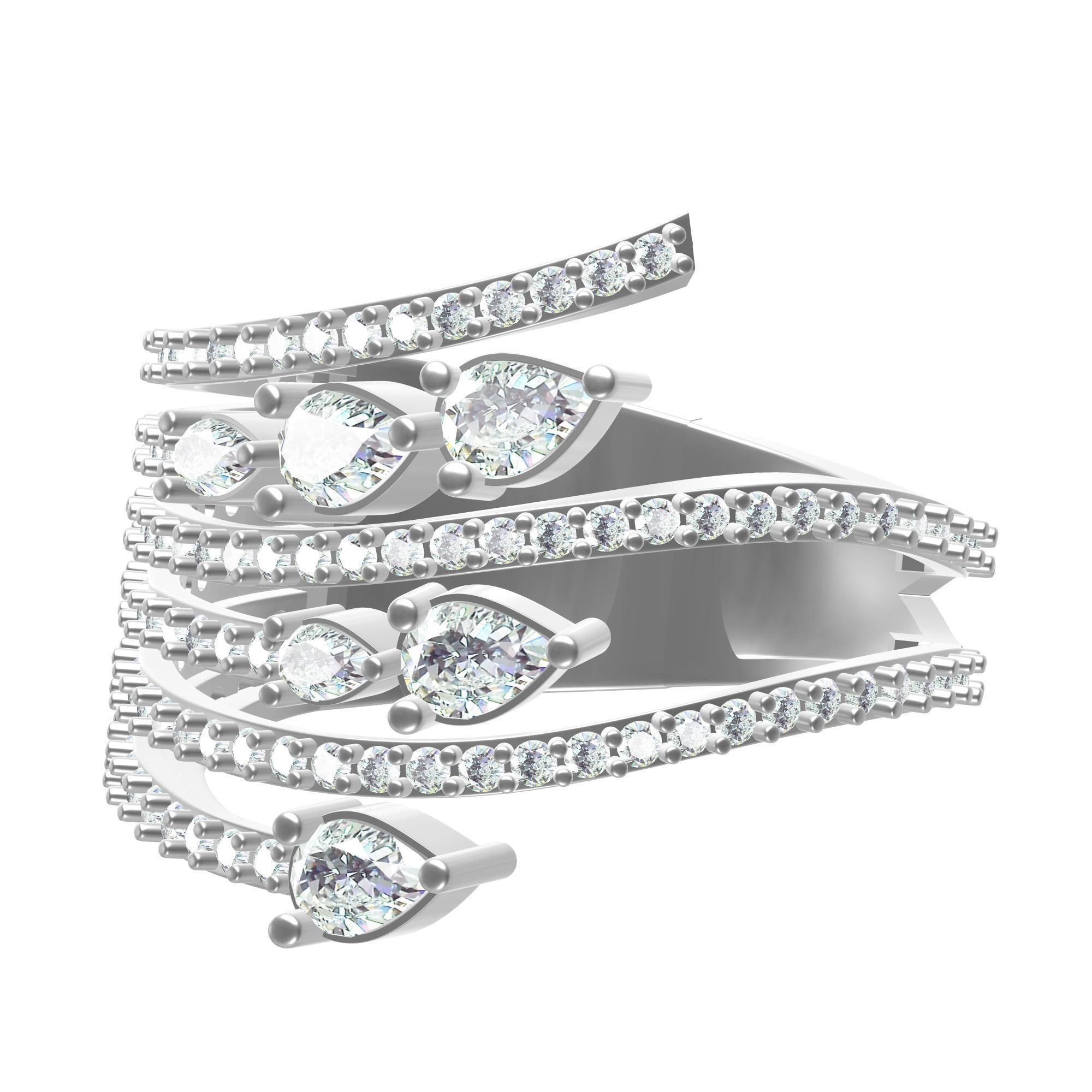 statement ring 3D print model_5