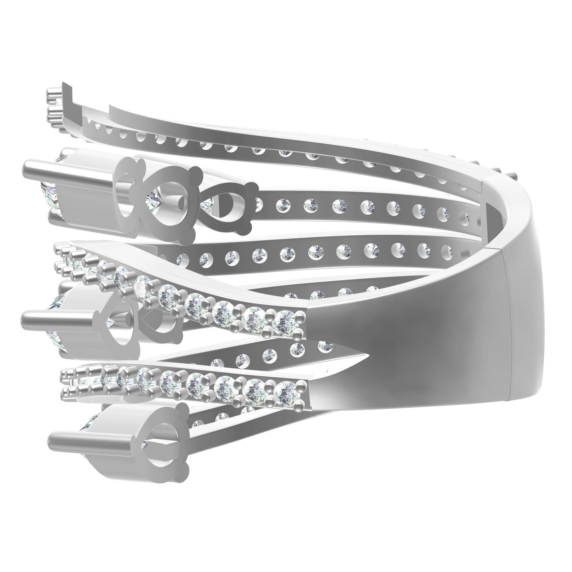 statement ring 3D print model_6