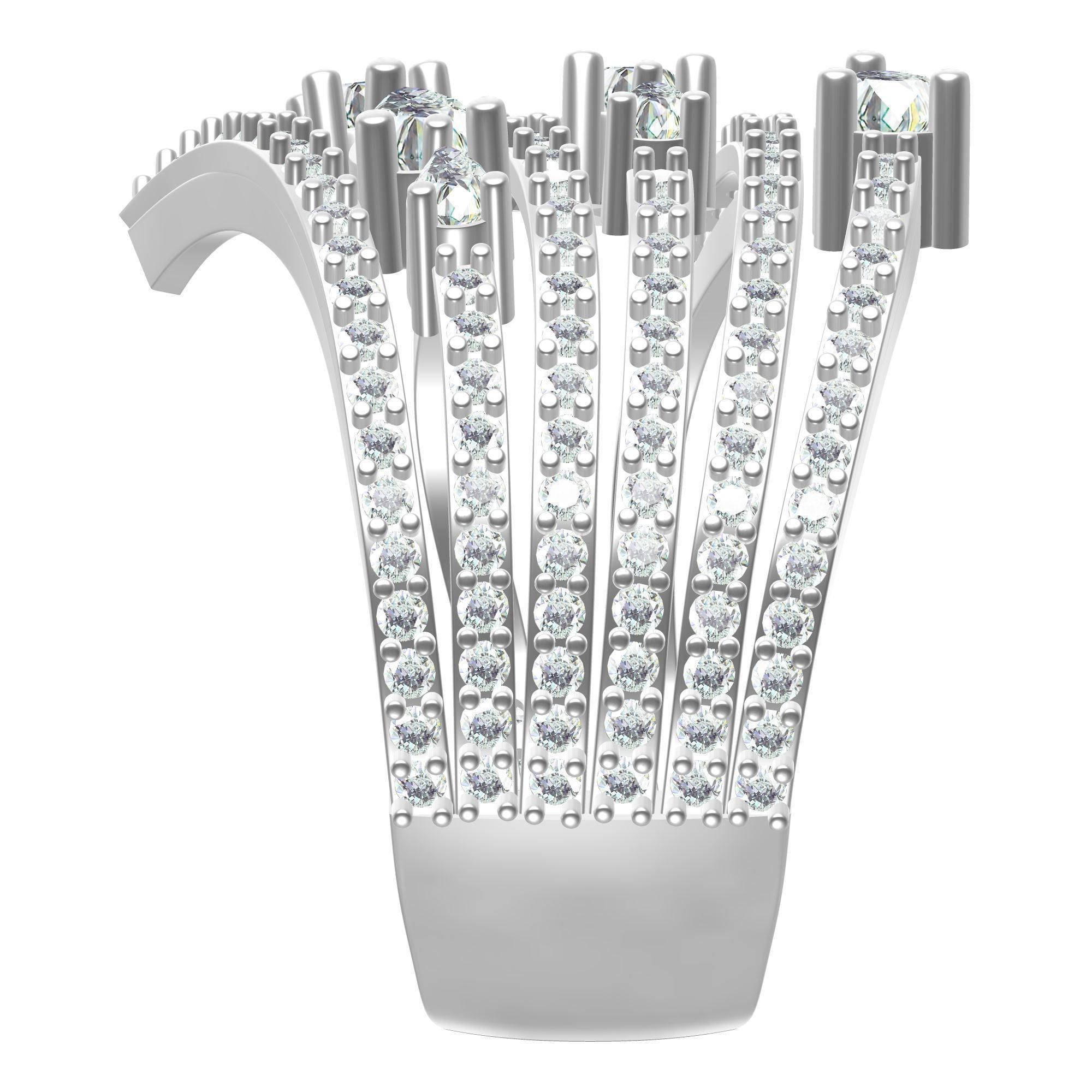 statement ring 3D print model_3