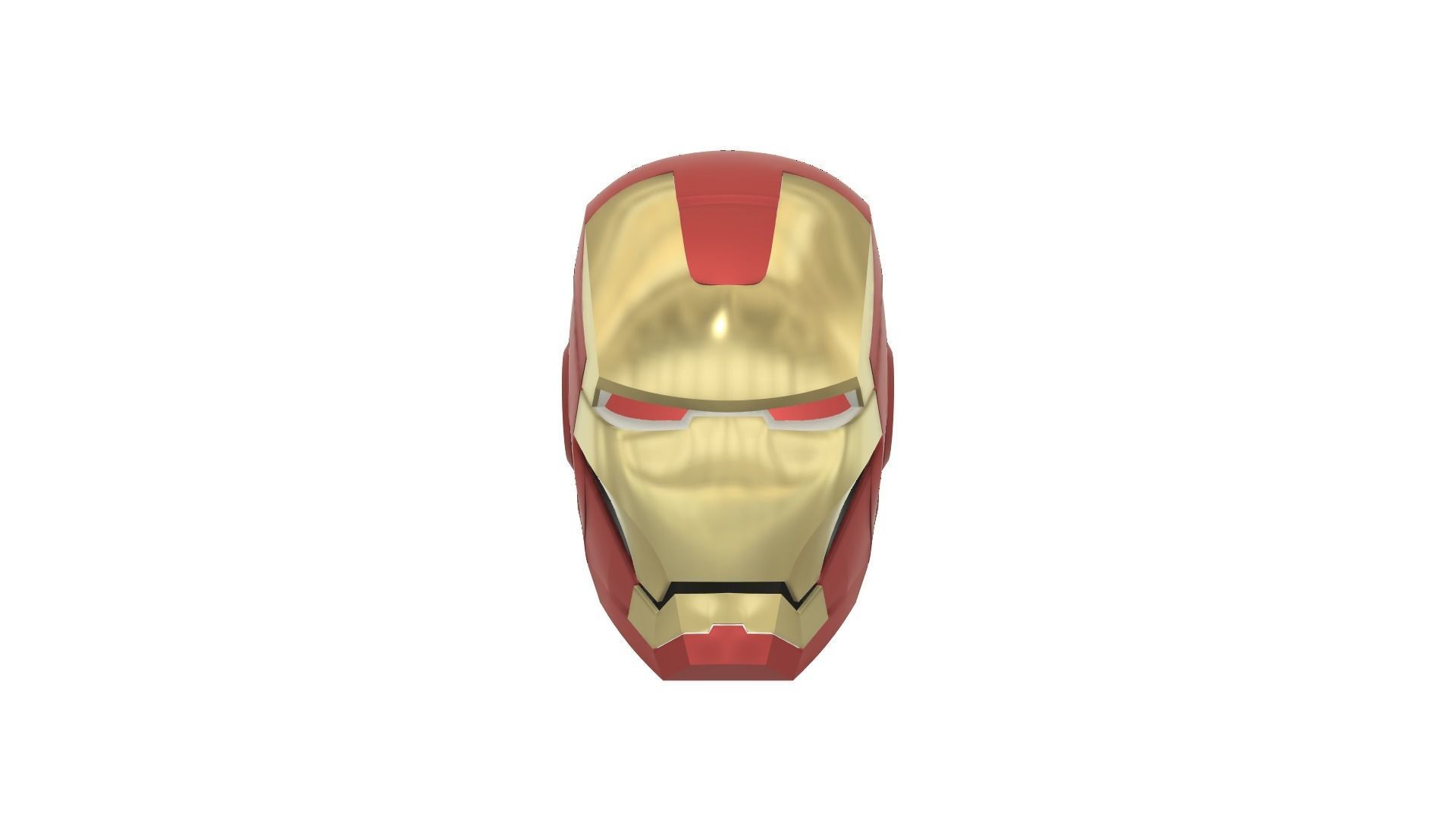 Ironman Helmet STL file for 3D Printing 3D print model_3