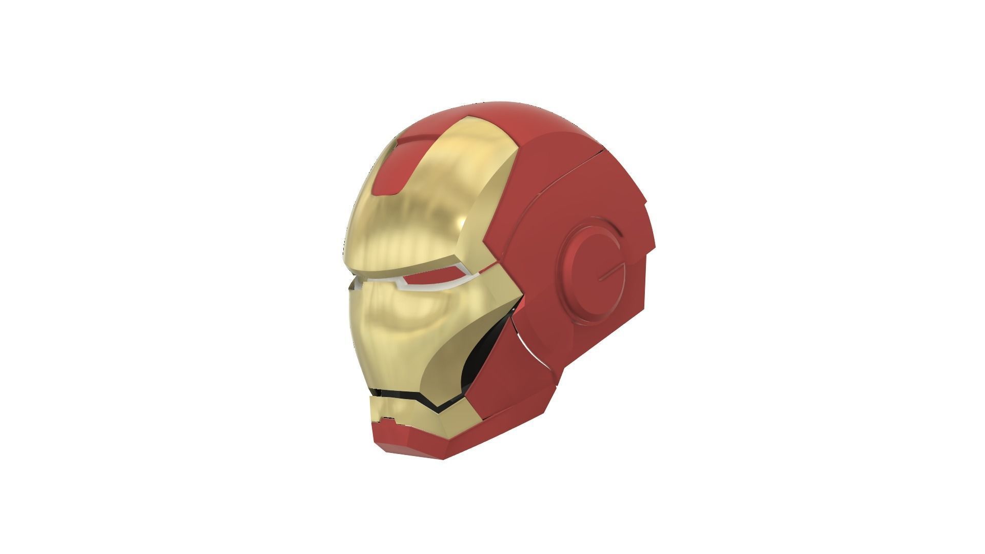 Ironman Helmet STL file for 3D Printing 3D print model_1