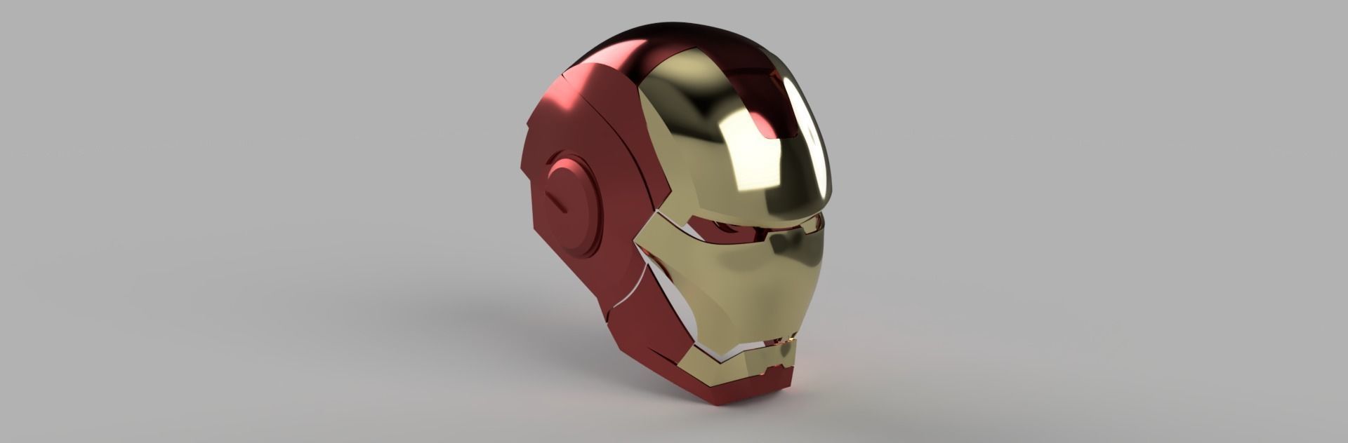 Ironman Helmet STL file for 3D Printing 3D print model_4