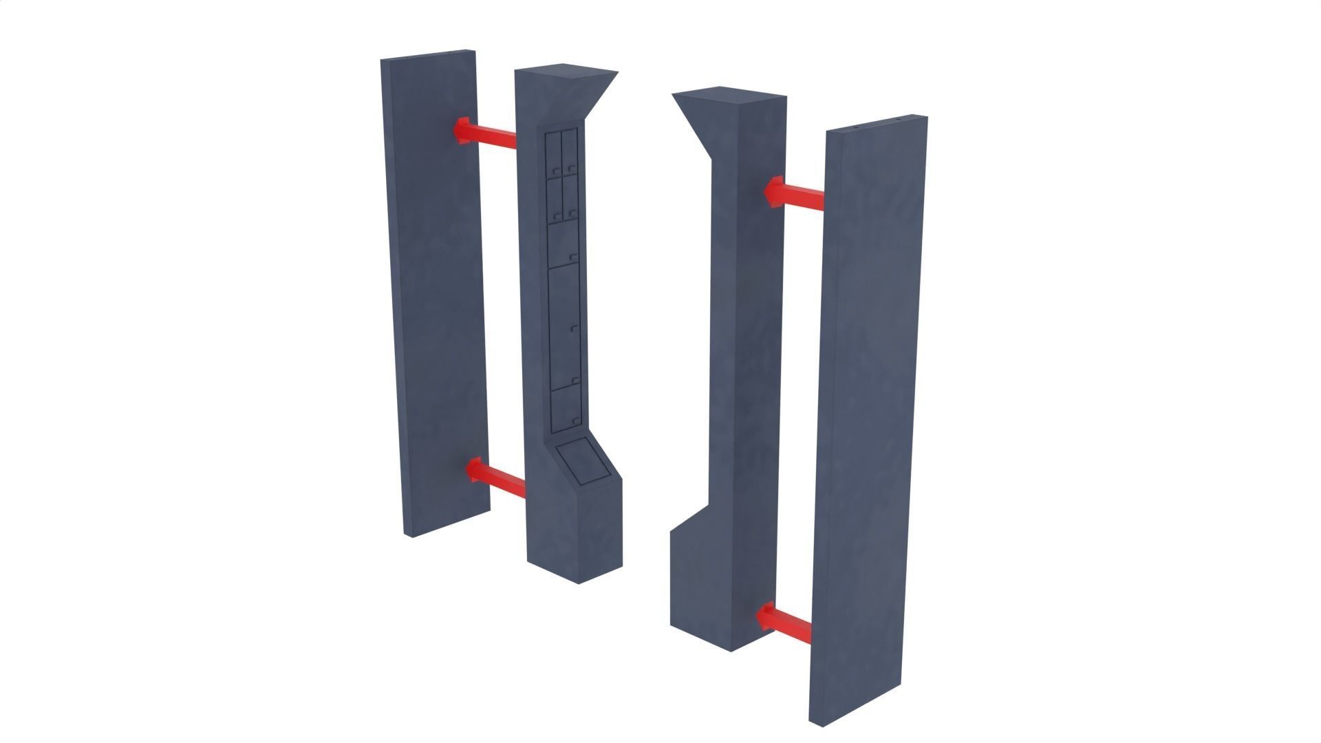 Set 2b - Death Star Extention Bridge Hallway 1-18 Scale kenner 3D print model_31