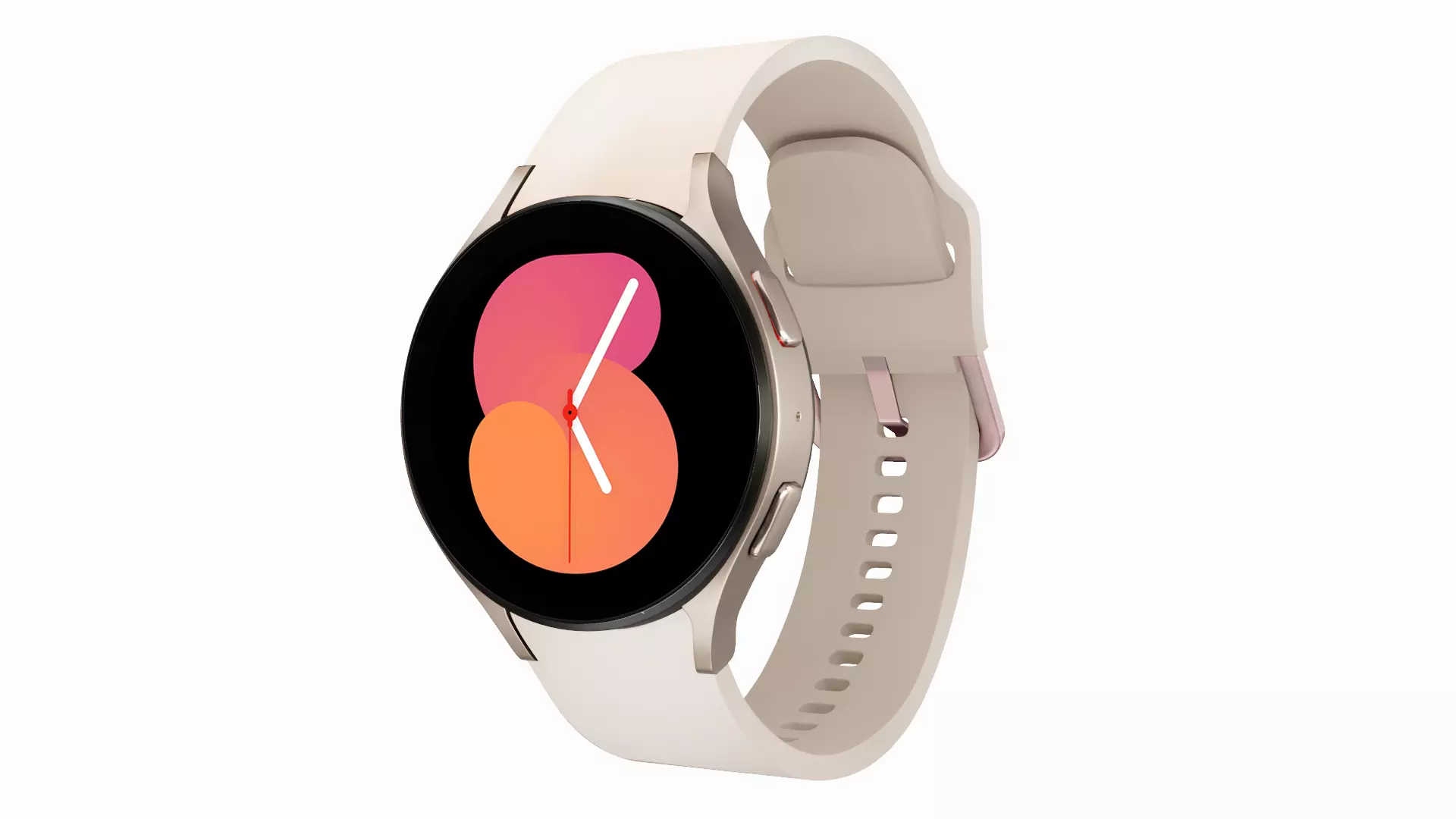 Samsung Galaxy Watch 5 - Silver Low-poly 3D model