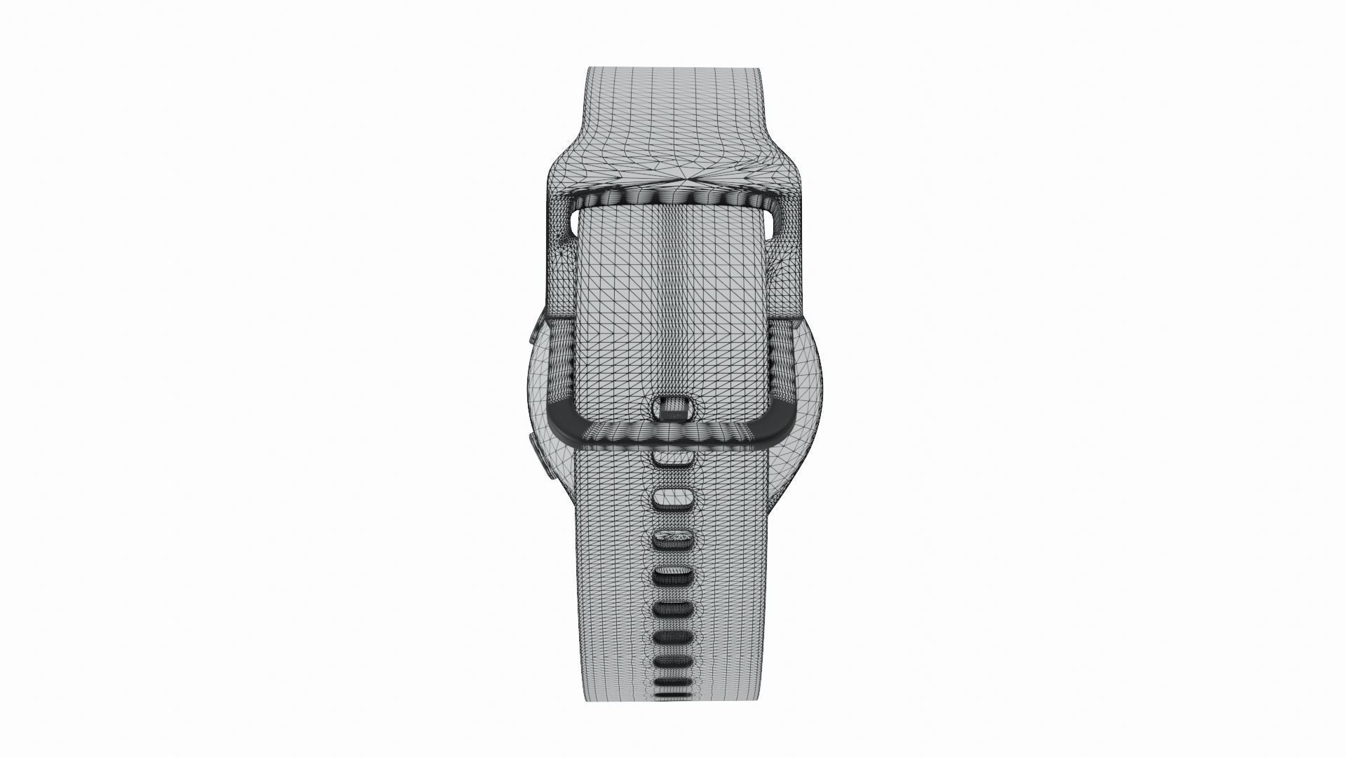 Samsung Galaxy Watch 5 - Silver Low-poly 3D model_7