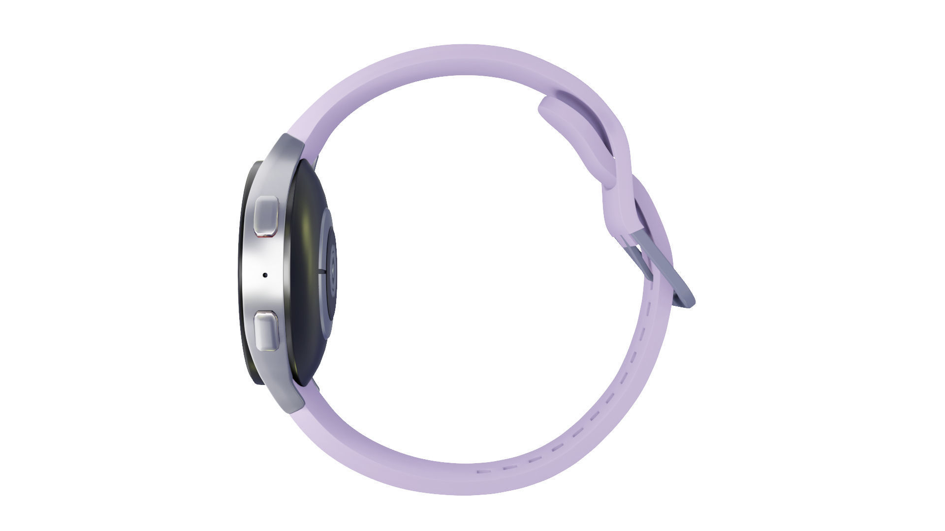 Samsung Galaxy Watch 5 - Silver Low-poly 3D model_5