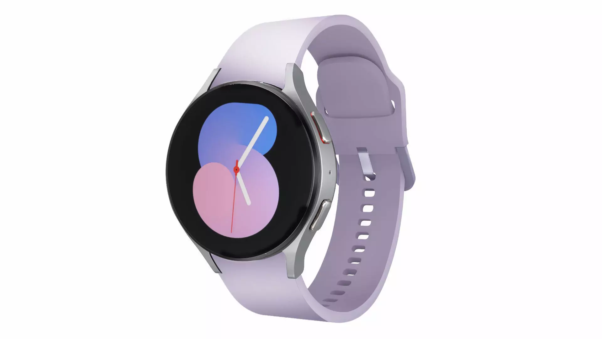 Samsung Galaxy Watch 5 - Silver Low-poly 3D model_0