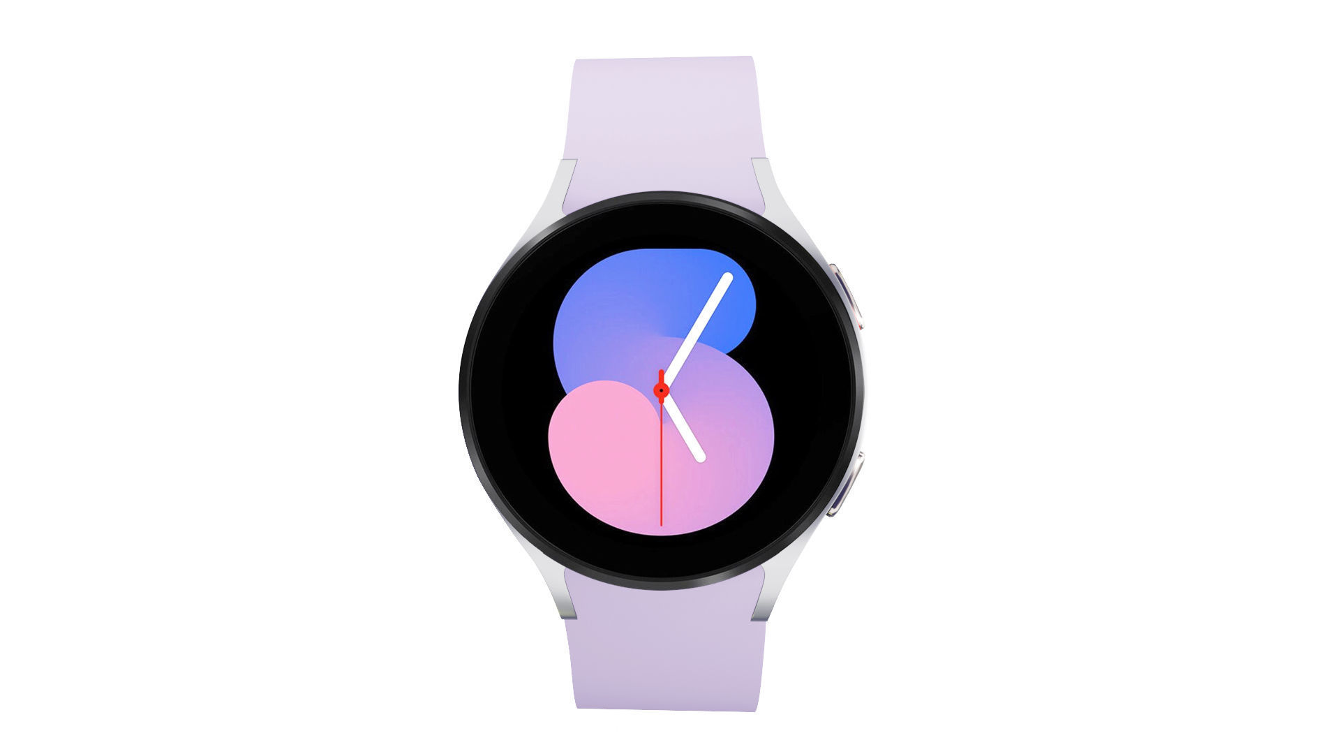 Samsung Galaxy Watch 5 - Silver Low-poly 3D model_2