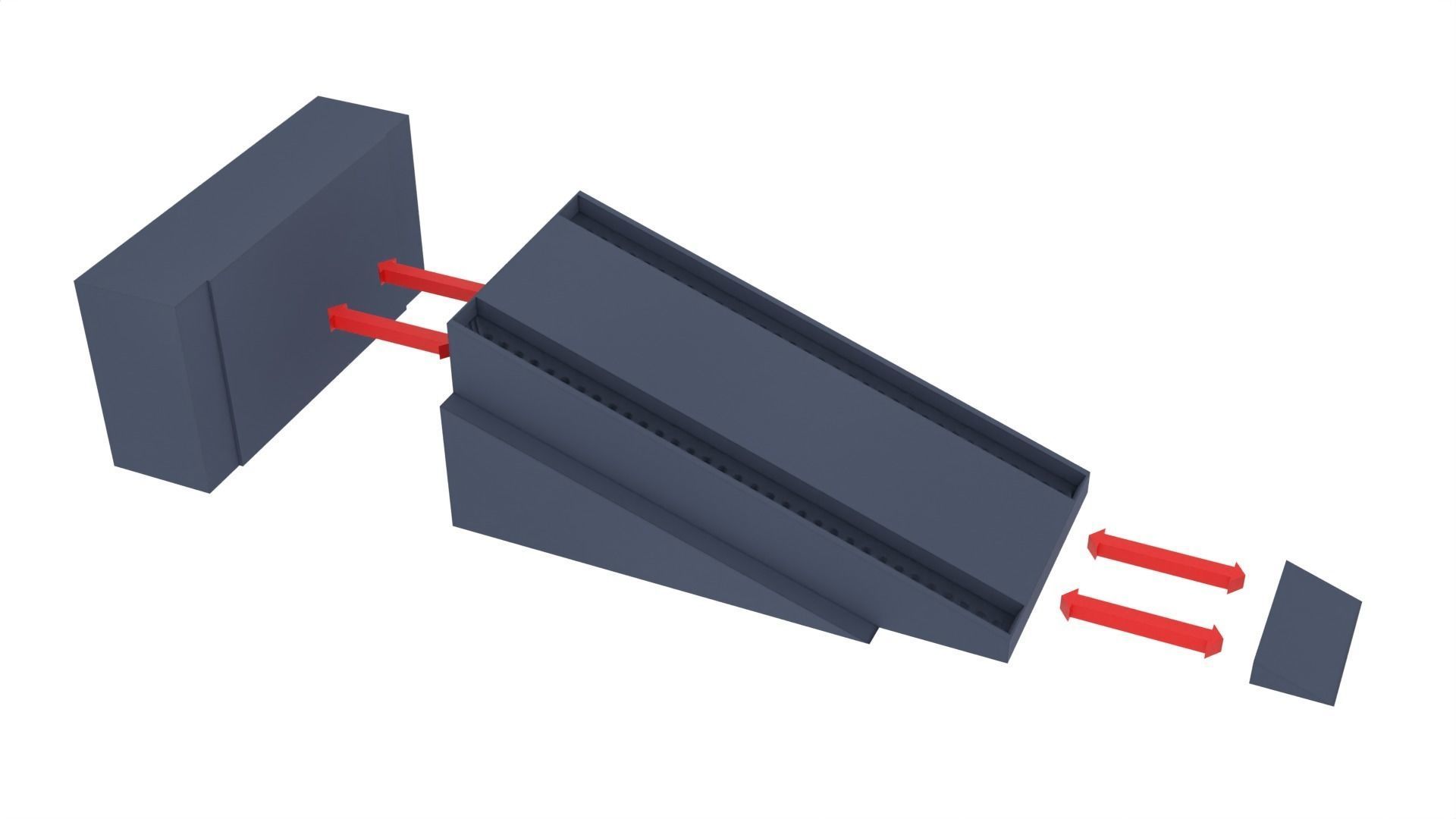 Set 2b - Death Star Extention Bridge Hallway 1-12 Scale 3D Model Collection_31