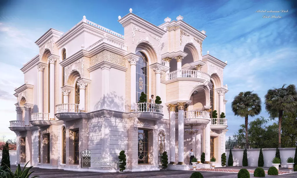 Classic villa components 3d Models Low-poly 3D model_0