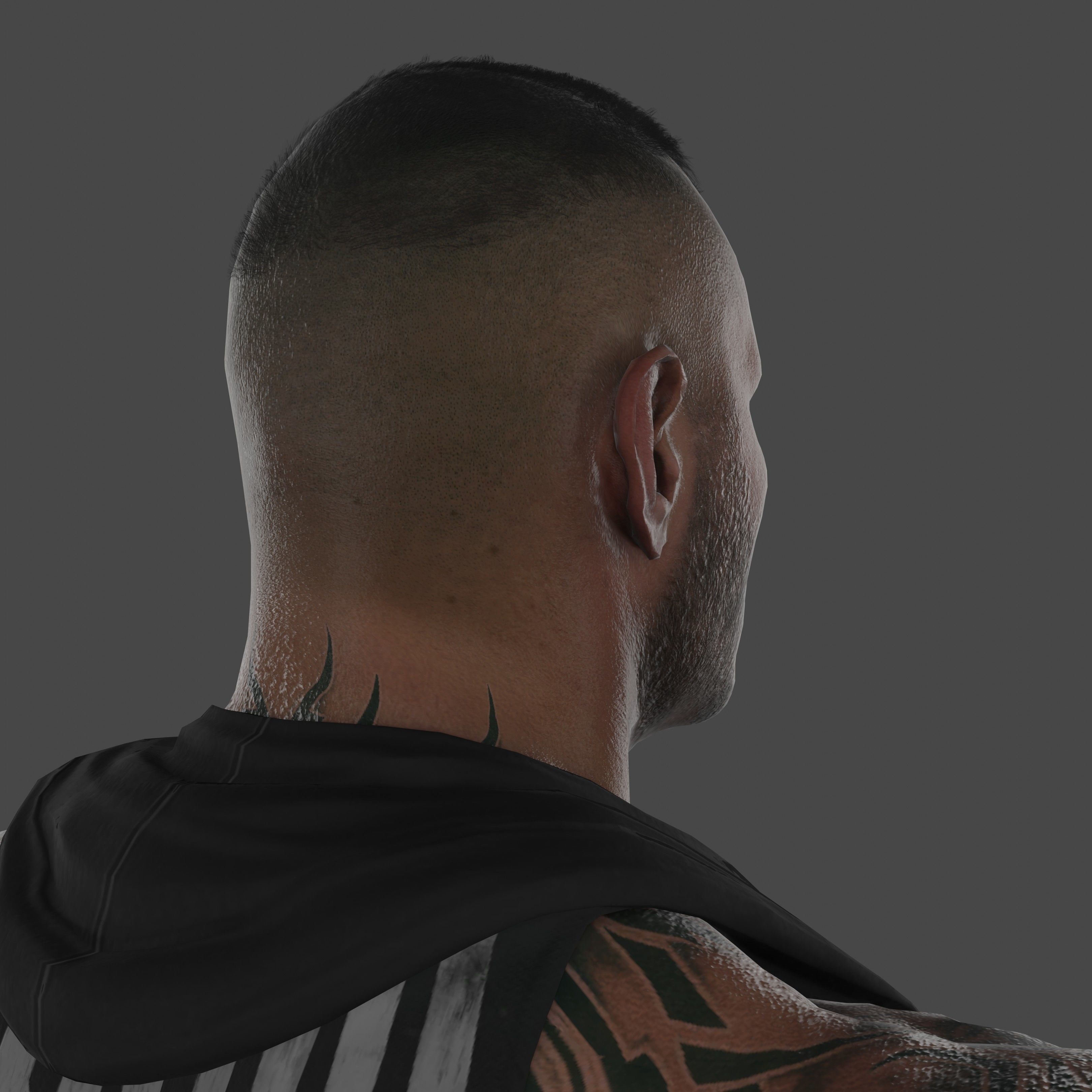 Randy Orton Low-poly 3D model_17