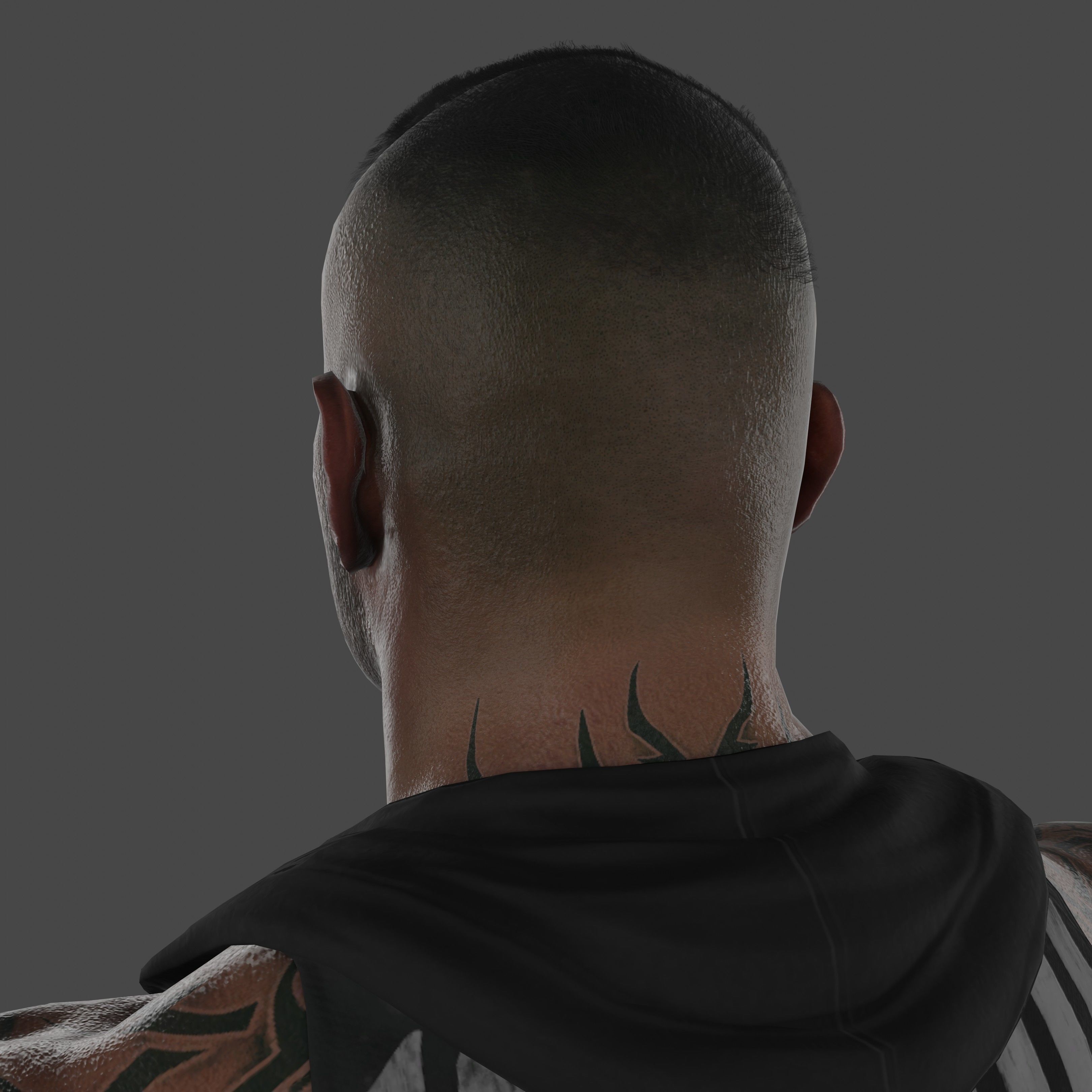 Randy Orton Low-poly 3D model_14