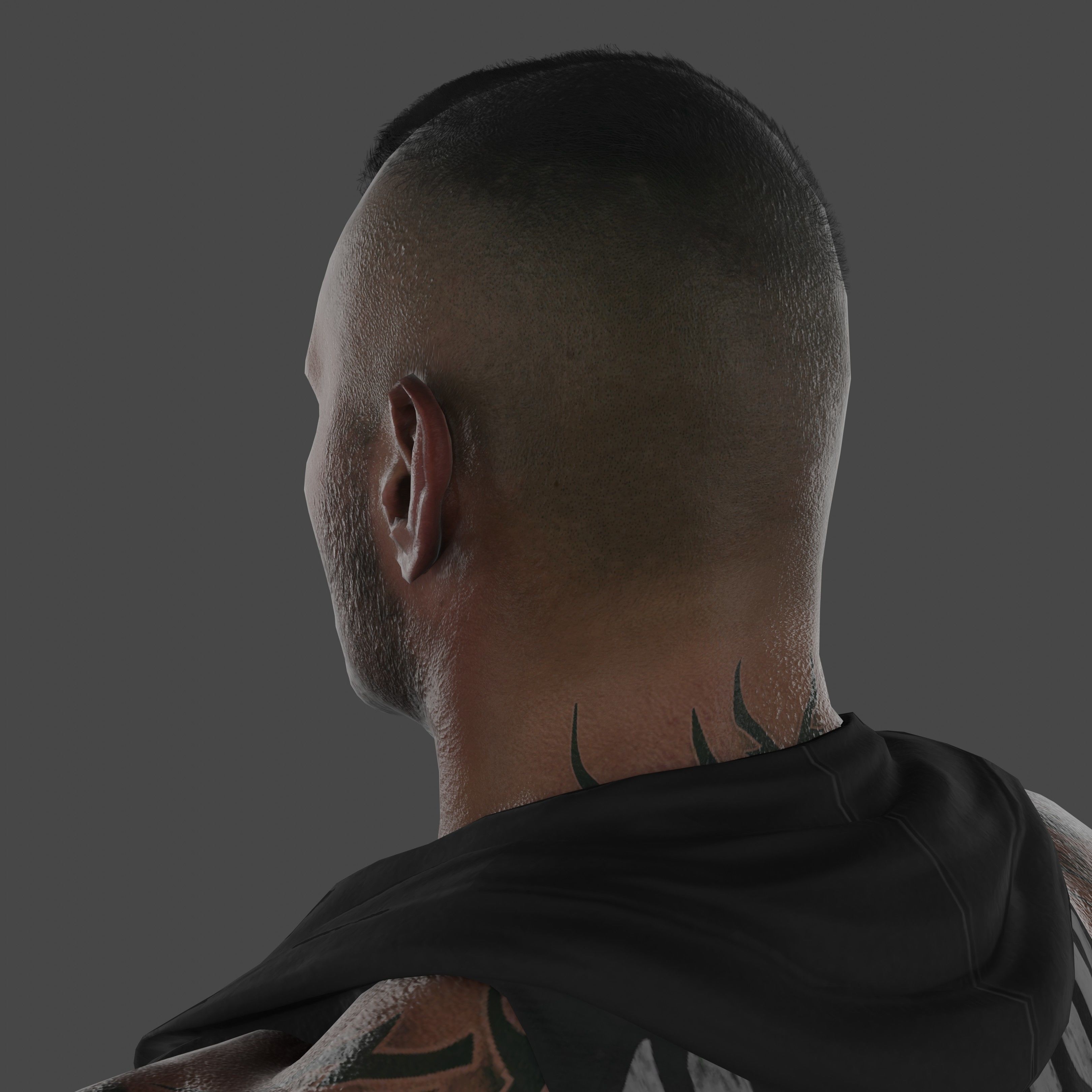 Randy Orton Low-poly 3D model_13