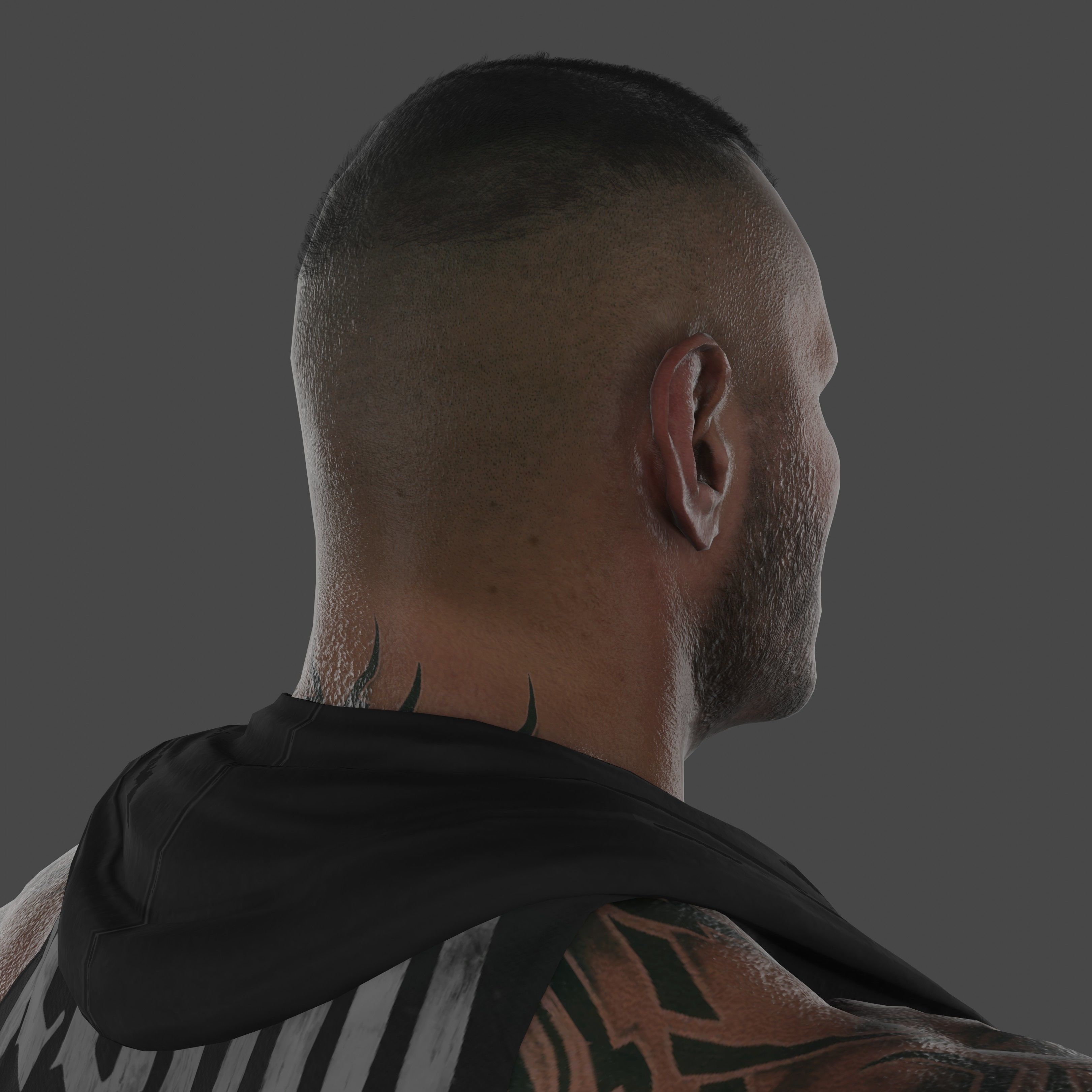 Randy Orton Low-poly 3D model_18