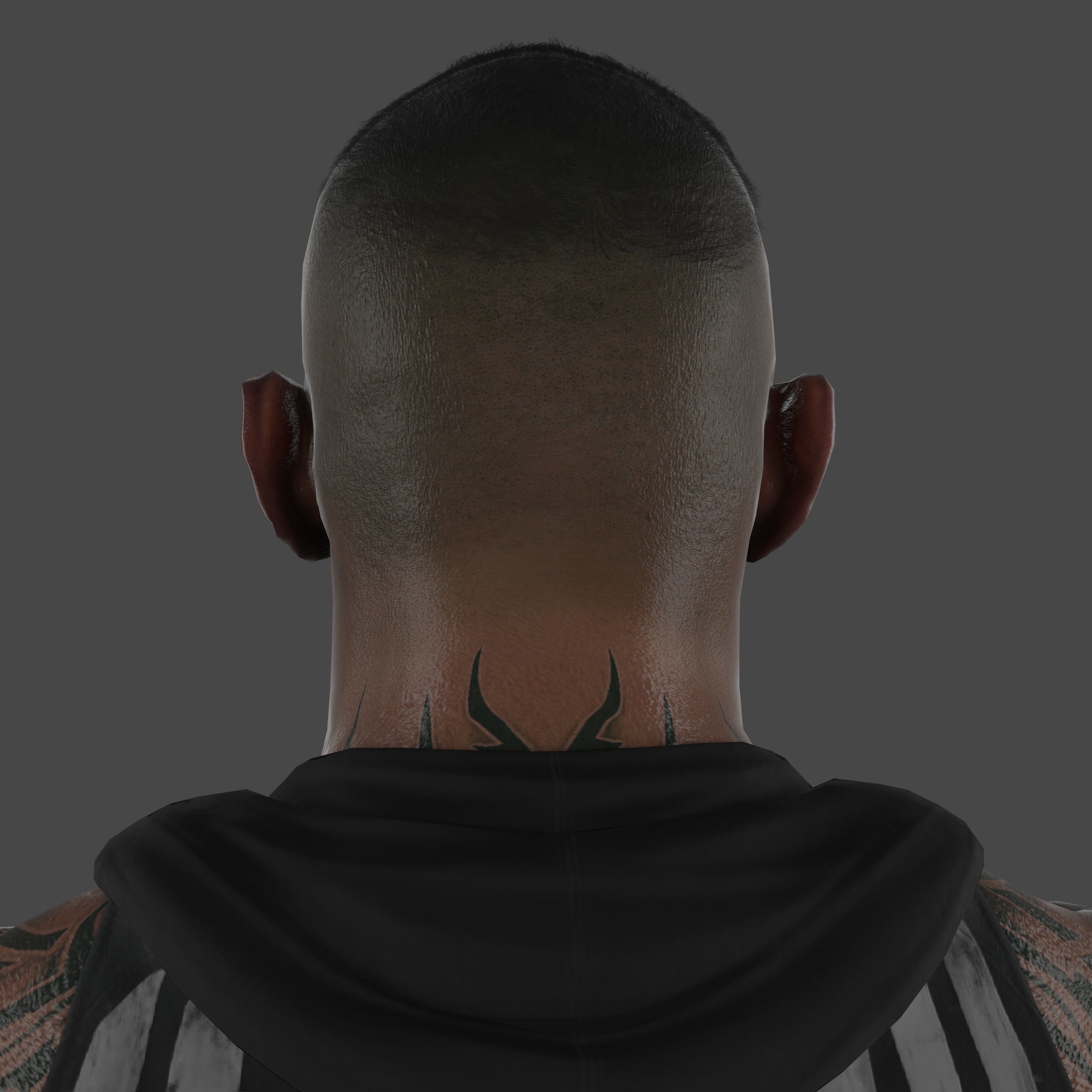 Randy Orton Low-poly 3D model_15