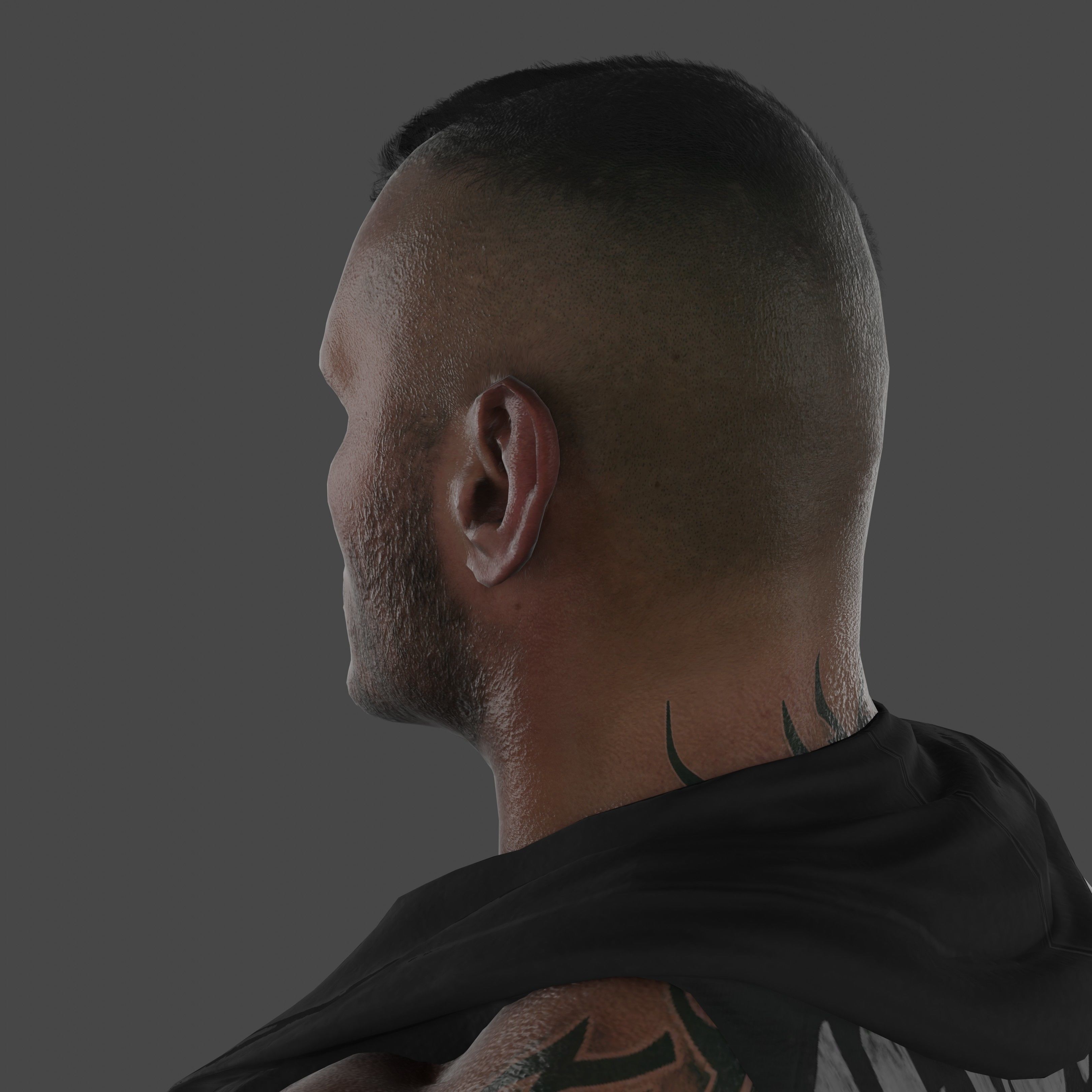 Randy Orton Low-poly 3D model_12