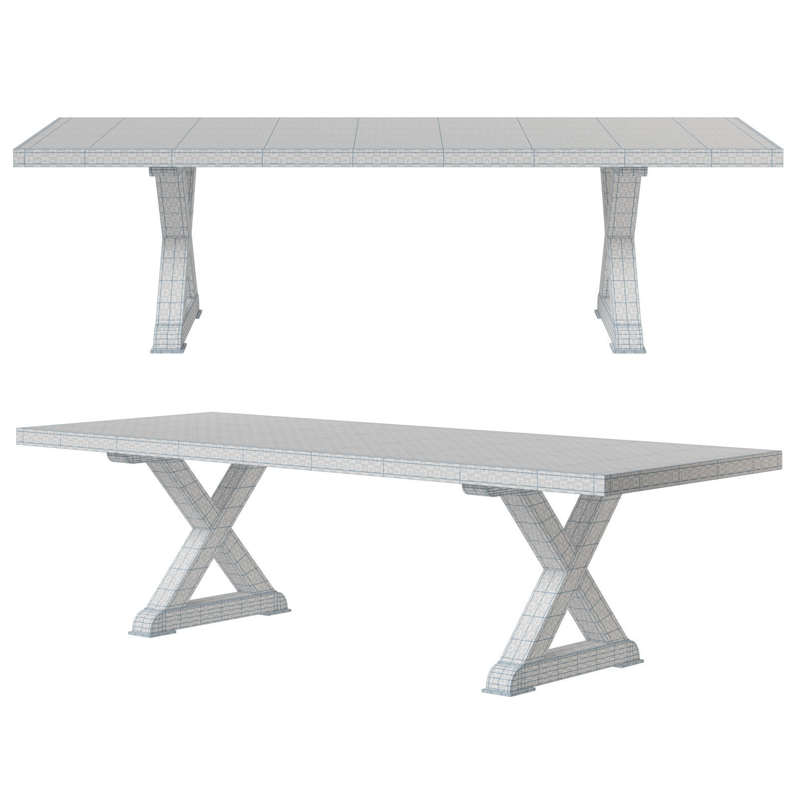 Atelier Demurge Collection dining table Normandy 3D model_5