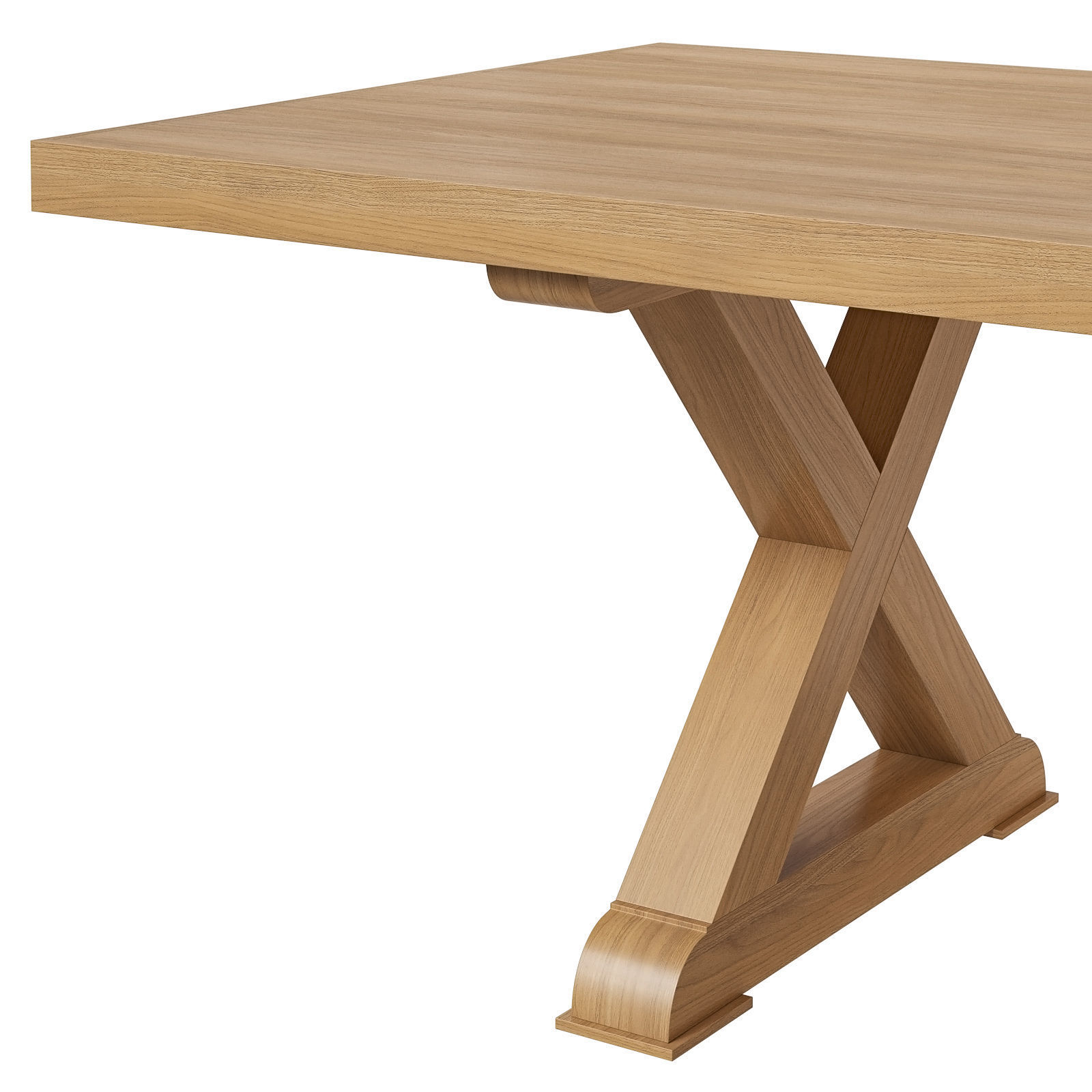 Atelier Demurge Collection dining table Normandy 3D model_2
