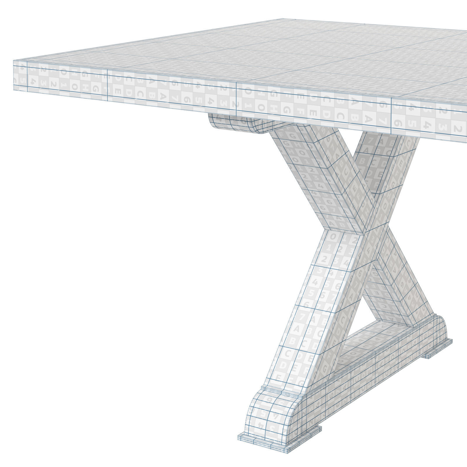 Atelier Demurge Collection dining table Normandy 3D model_6