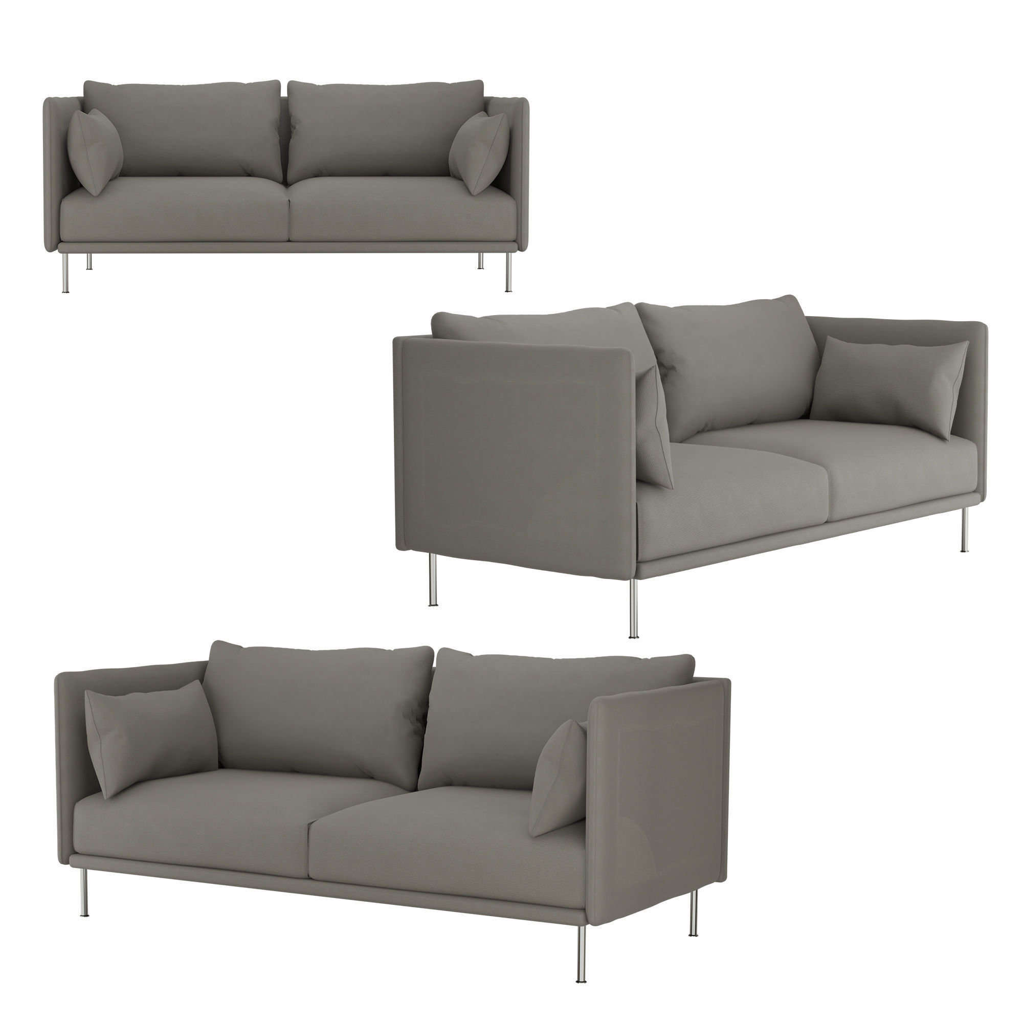 sofa furniture 3D model_5