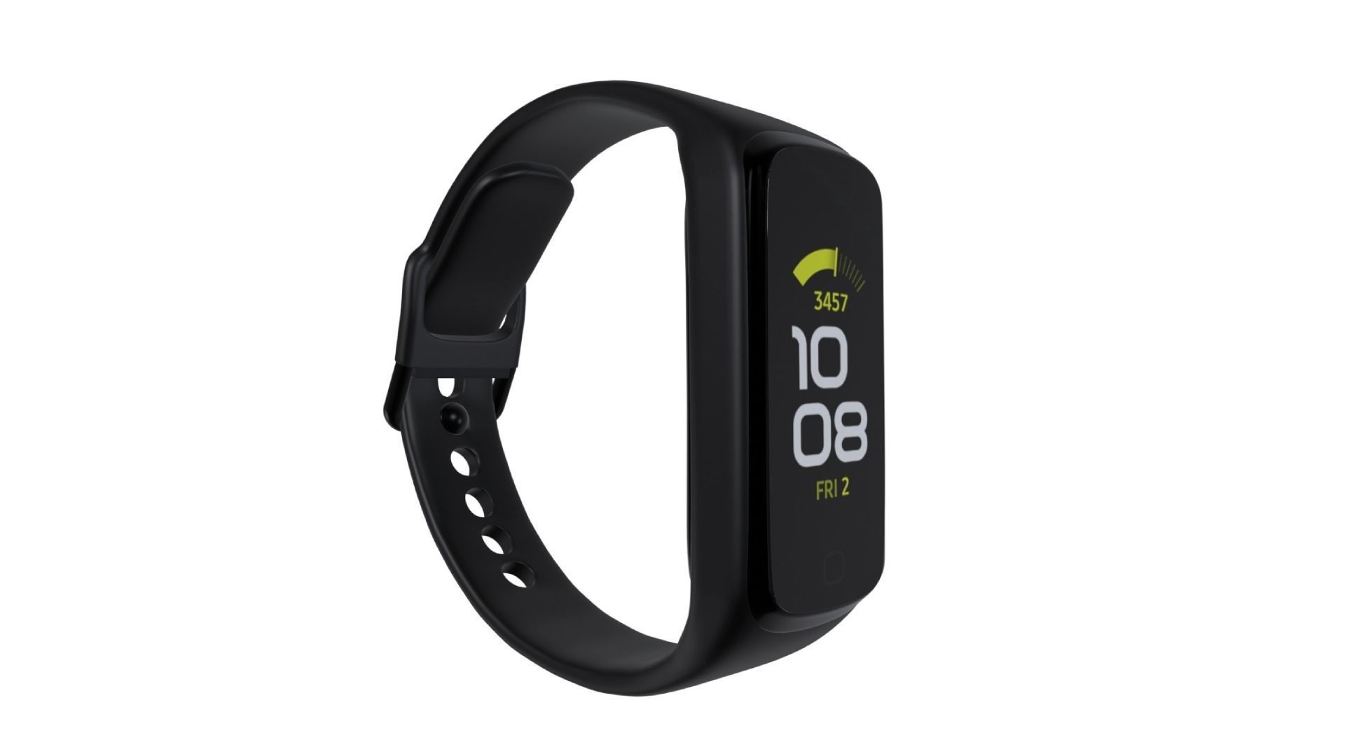 Samsung Galaxy Watch Fit E - Black Low-poly 3D model_1