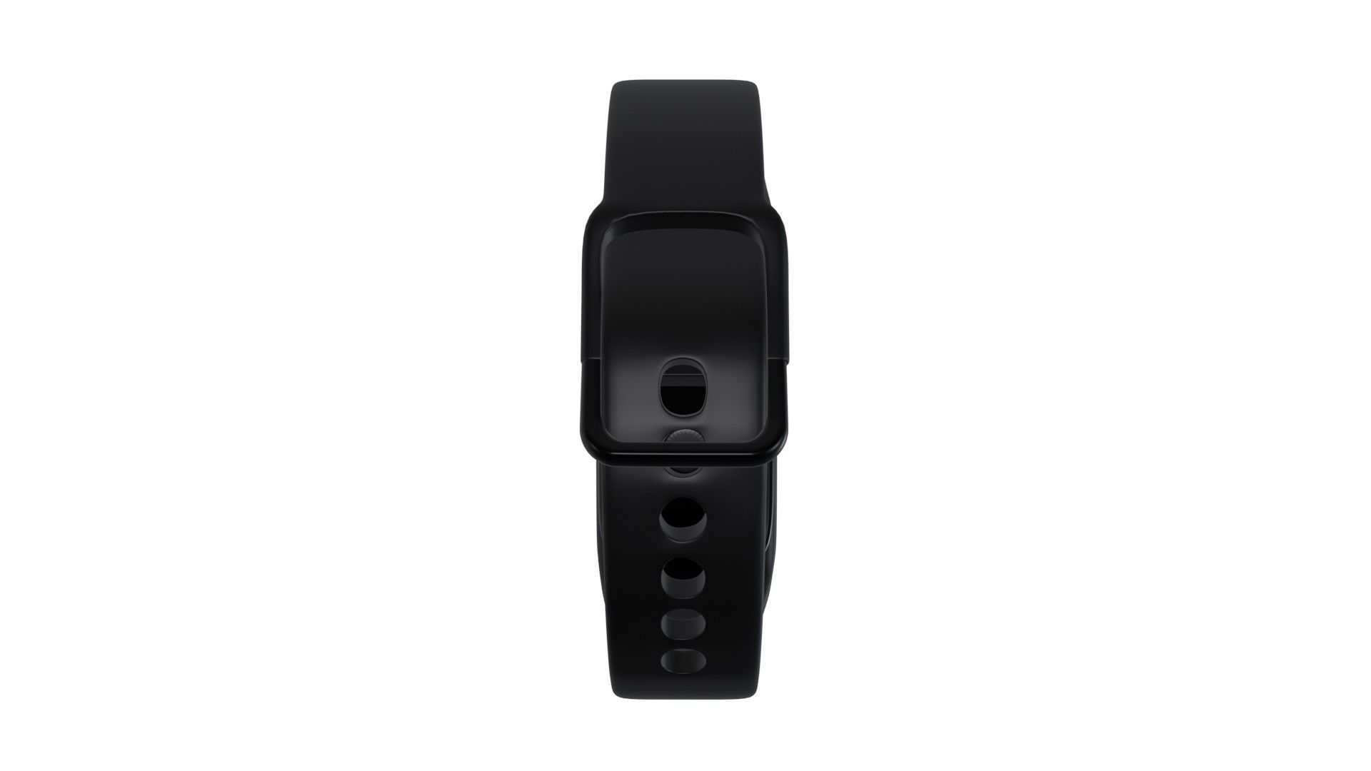 Samsung Galaxy Watch Fit E - Black Low-poly 3D model_3