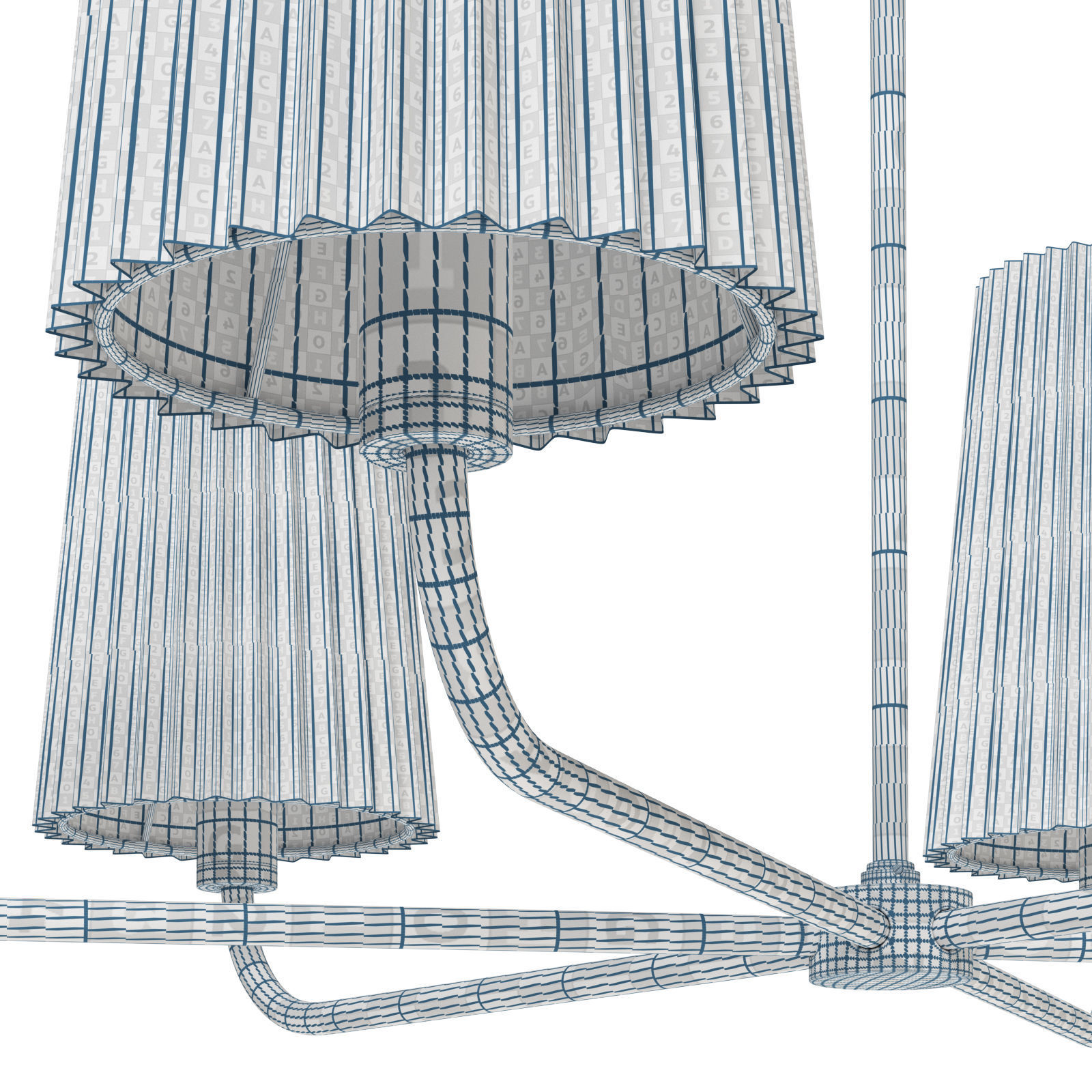 Rejuvenation chandelier Ansel 3D model_6