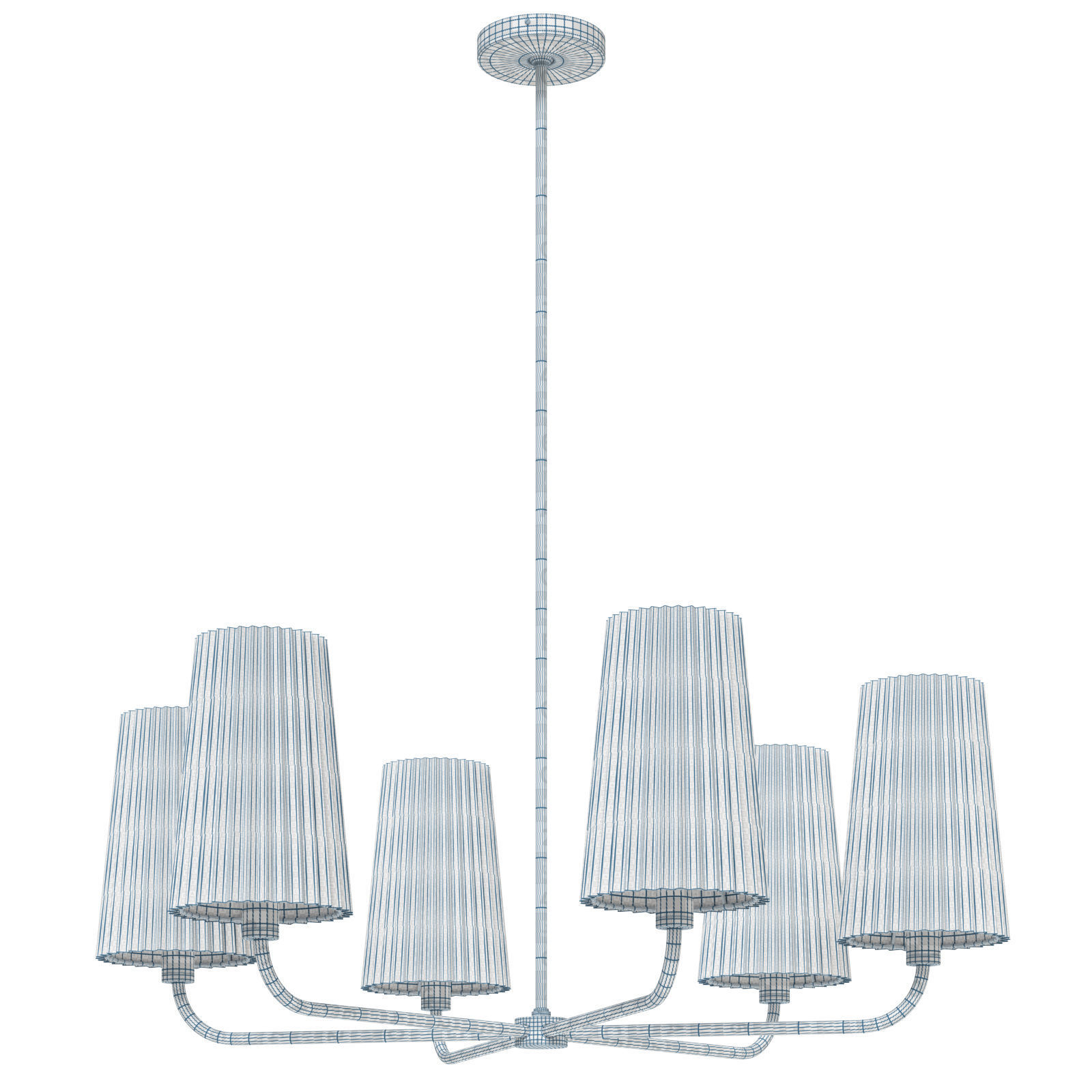 Rejuvenation chandelier Ansel 3D model_5