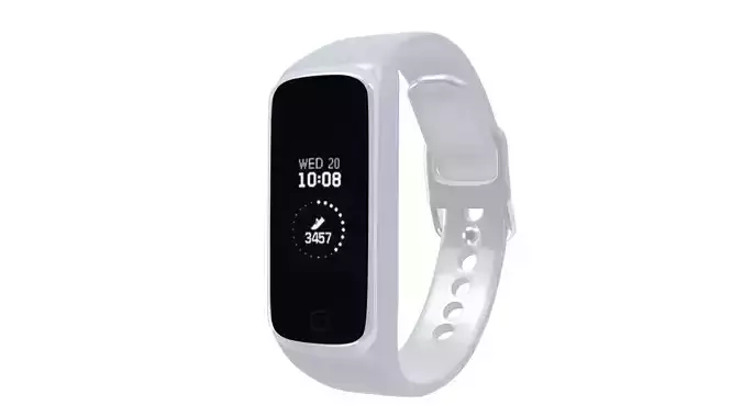 Samsung Galaxy Watch Fit E - White Low-poly 3D model