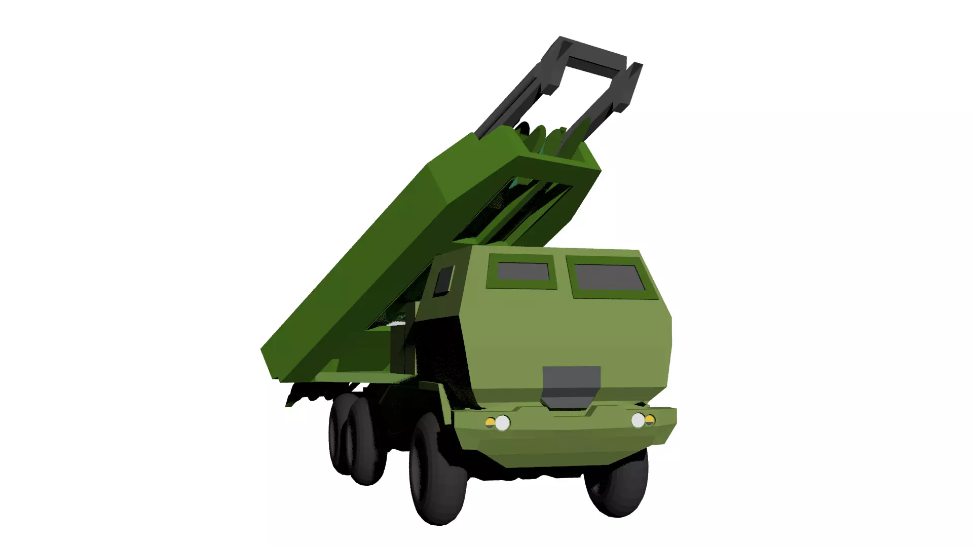 HIMARS M142 rocket launcher 3D model