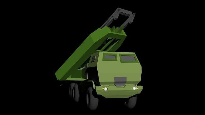 HIMARS M142 rocket launcher 3D model