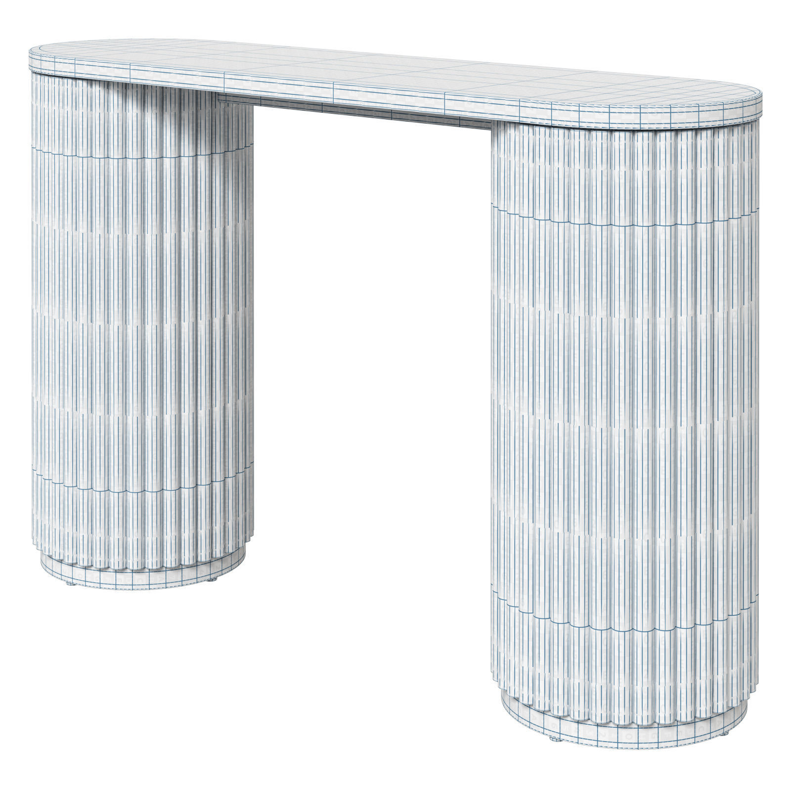 Studio McGee Dowel console 3D model_6