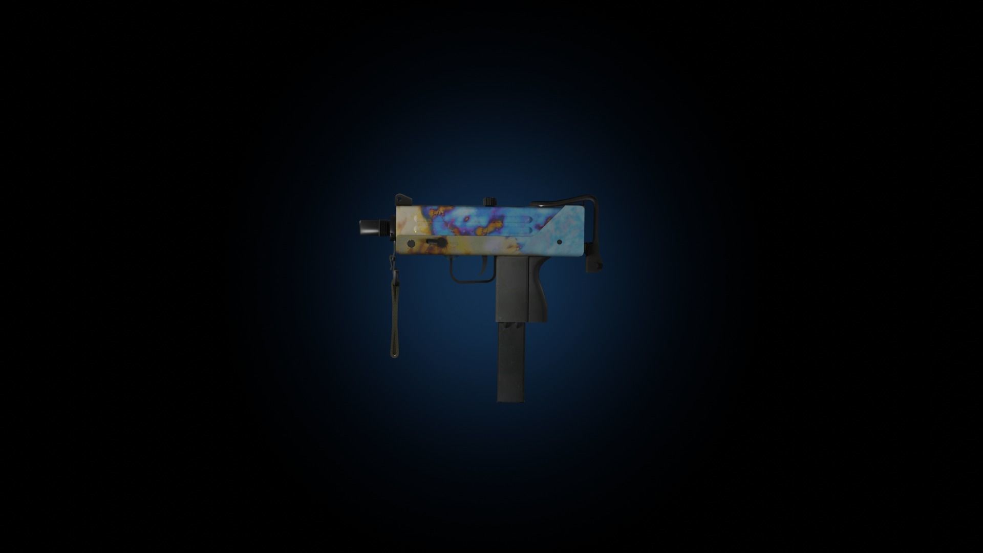 CS2 Case Hardened Collection 3D model_6