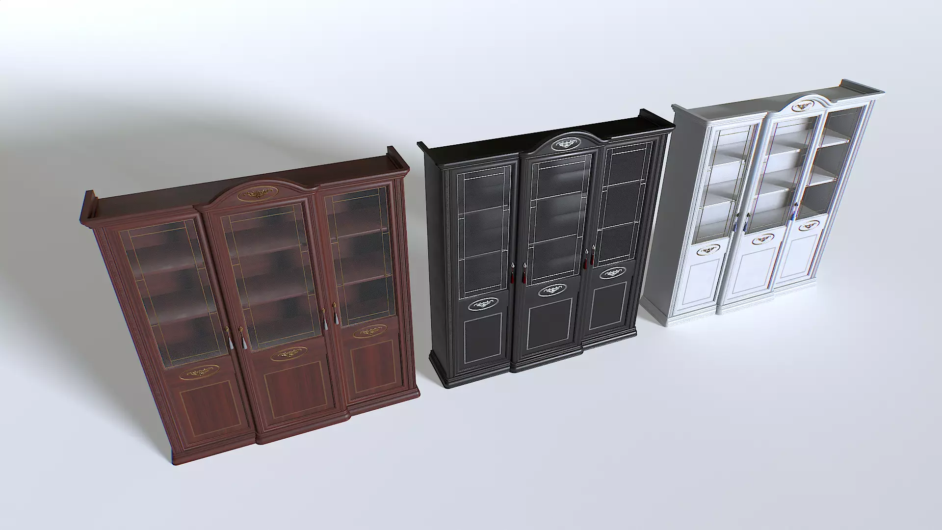 Living Room Furniture 2 Low-poly 3D model_0